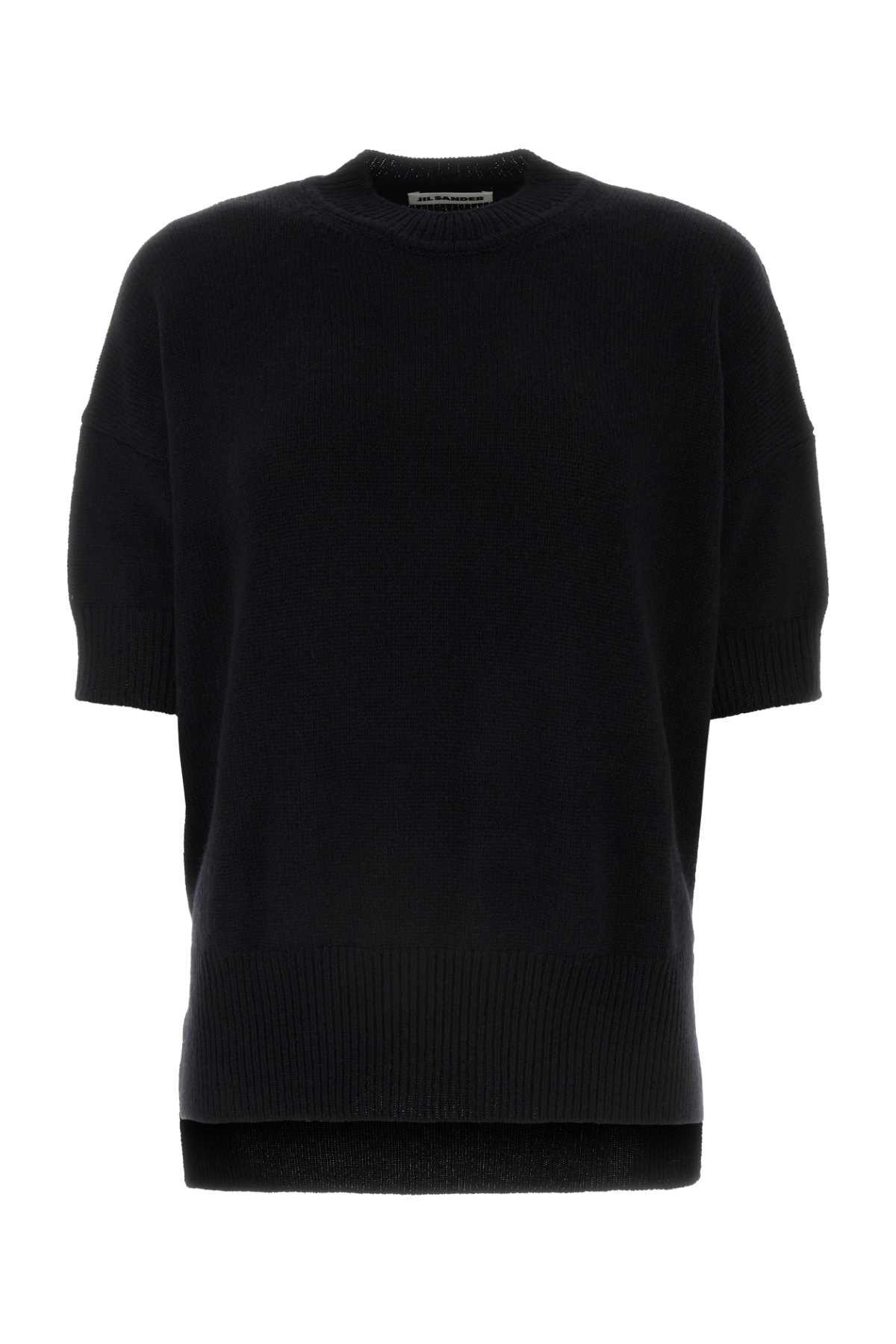 Jil Sander Women Black Cashmere Sweater