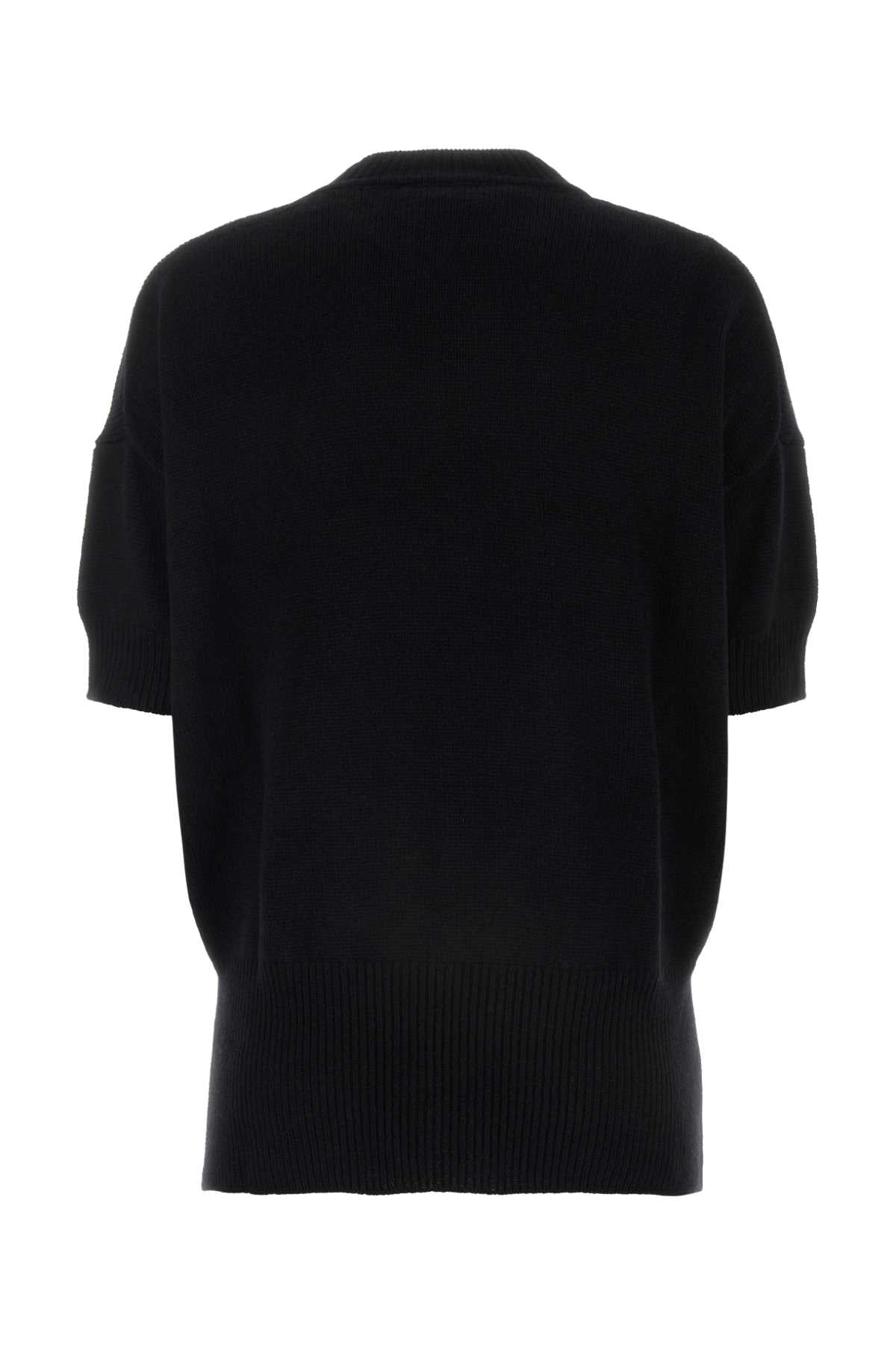 Jil Sander Women Black Cashmere Sweater