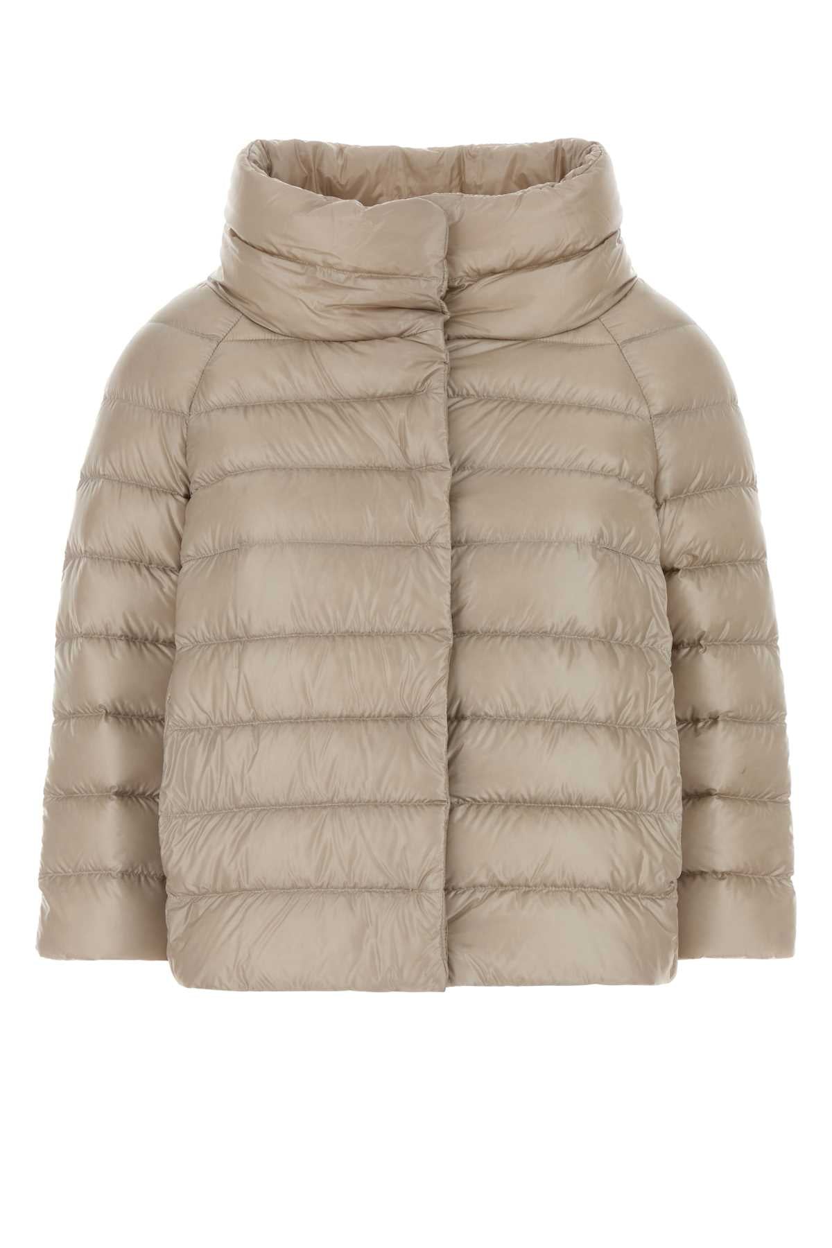Herno Women Sand Nylon Down Jacket