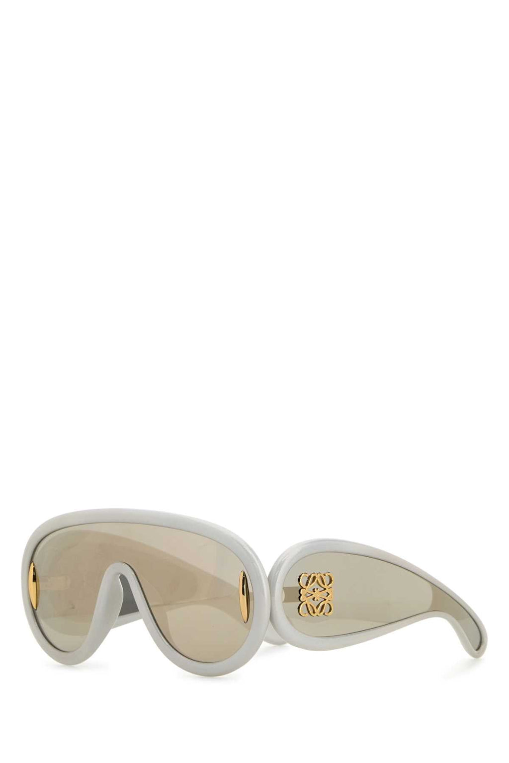 Loewe Women Light Grey Acetate Loewe Paulaâ€™S Ibiza Wave Mask Sunglasses