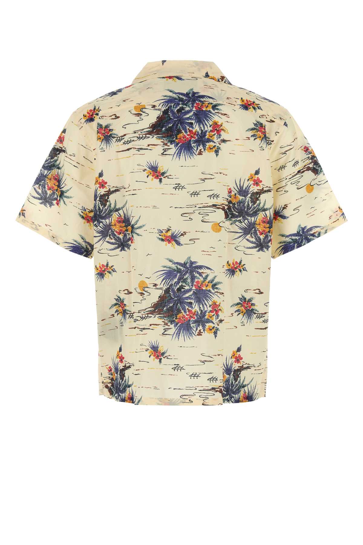 Prada Men Printed Cotton Shirt