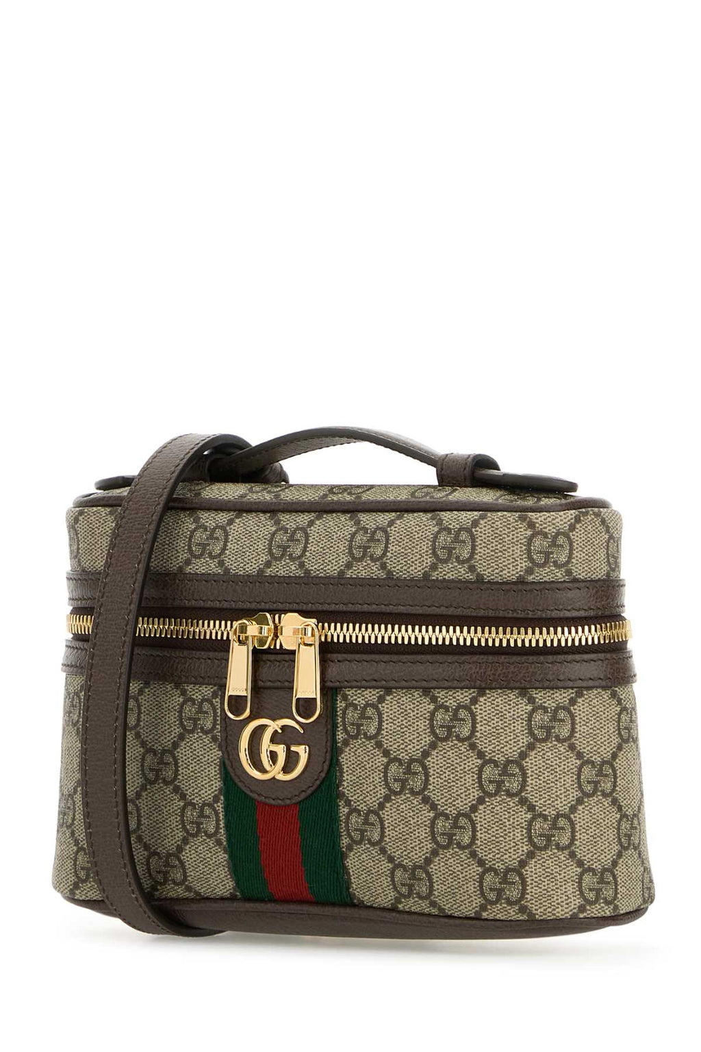 Gucci Women Gg Supreme Fabric Mini Ophidia Handbag