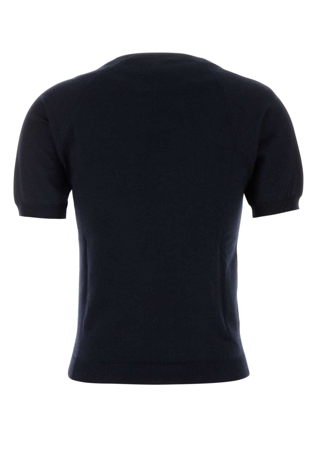 Miu Miu Women Midnight Blue Wool Sweater