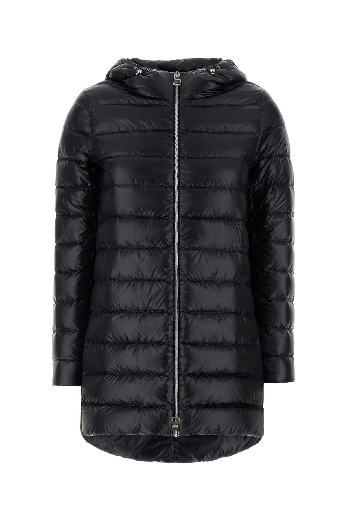 Herno Women Black Nylon Down Jacket