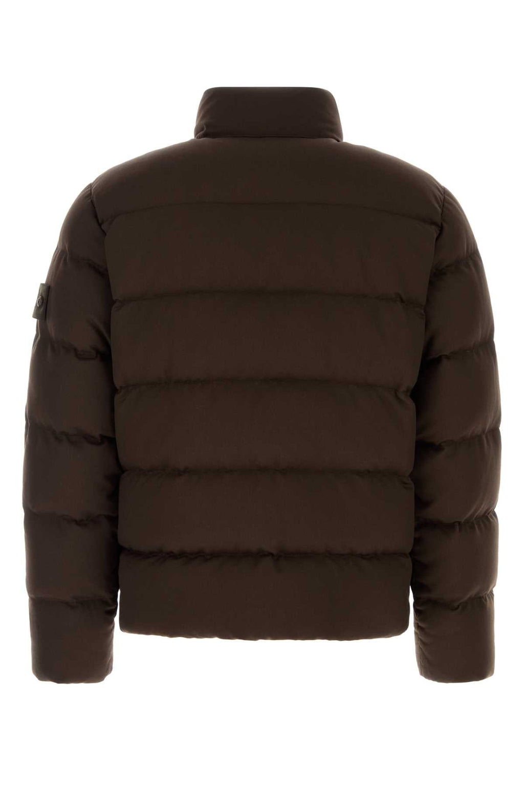 Stone Island Men Brown Wool Down Jacket