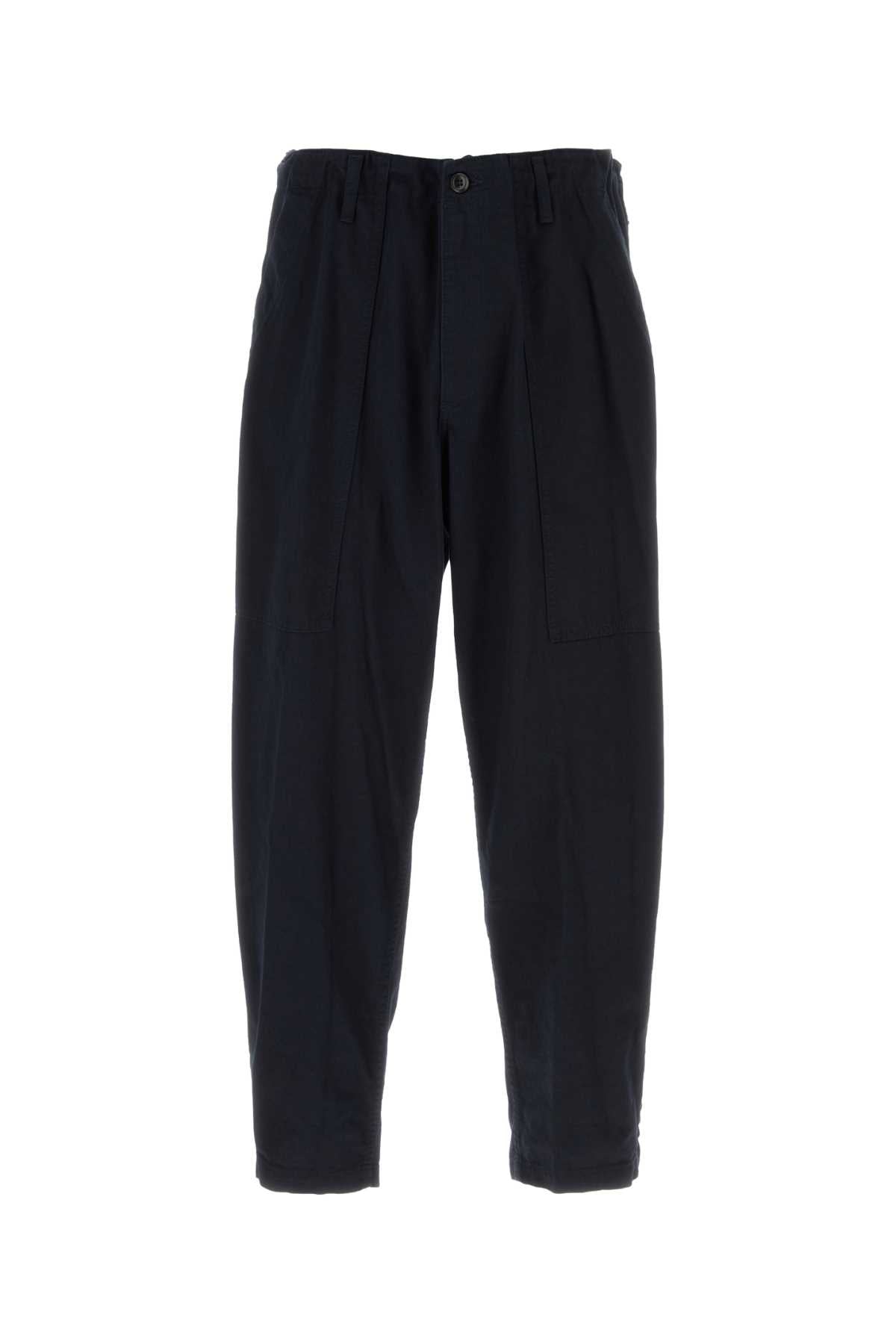Yohji Yamamoto Men Midnight Blue Denim Jeans