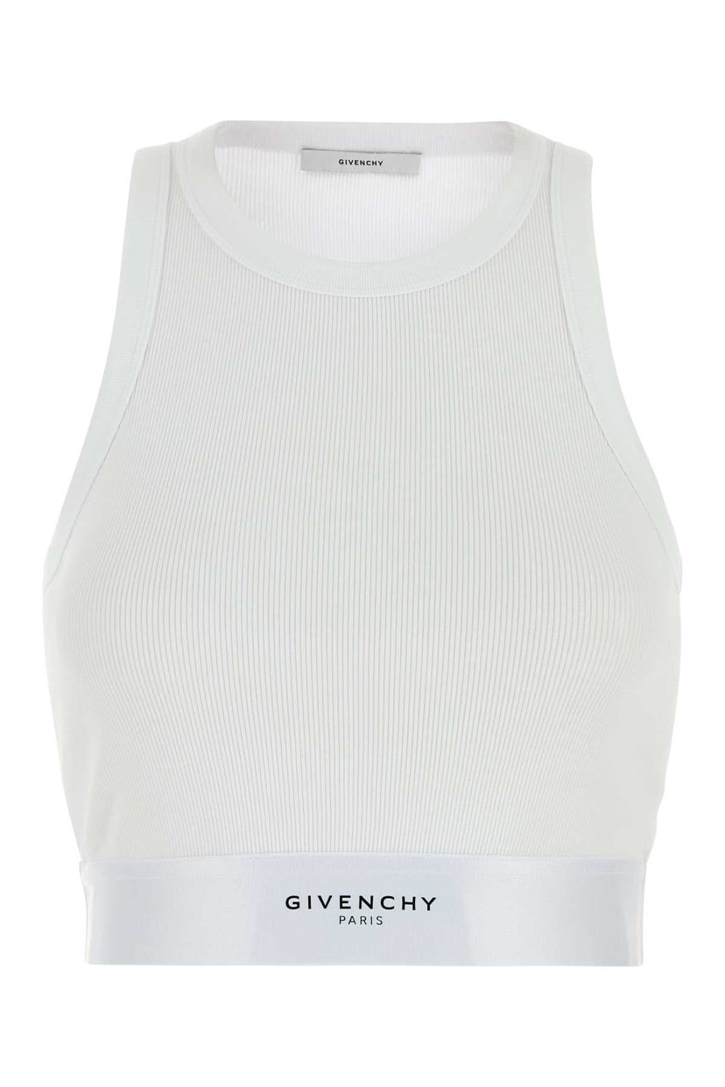 Givenchy Women White Stretch Cotton Top