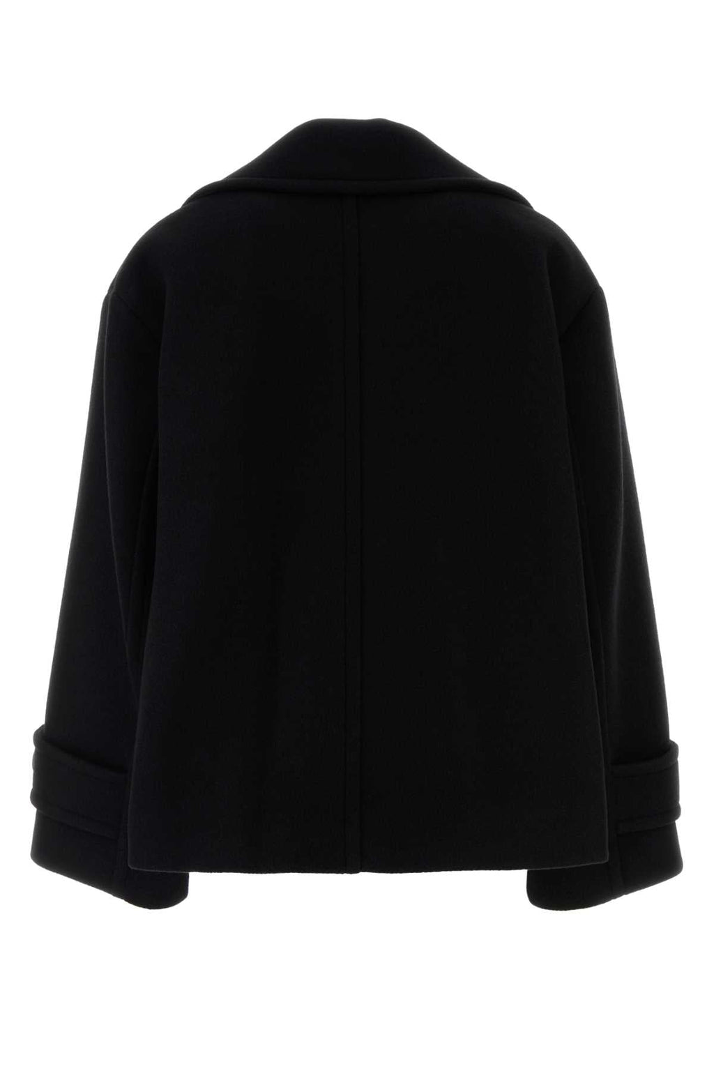 Chloe Women Black Wool Blend Coat