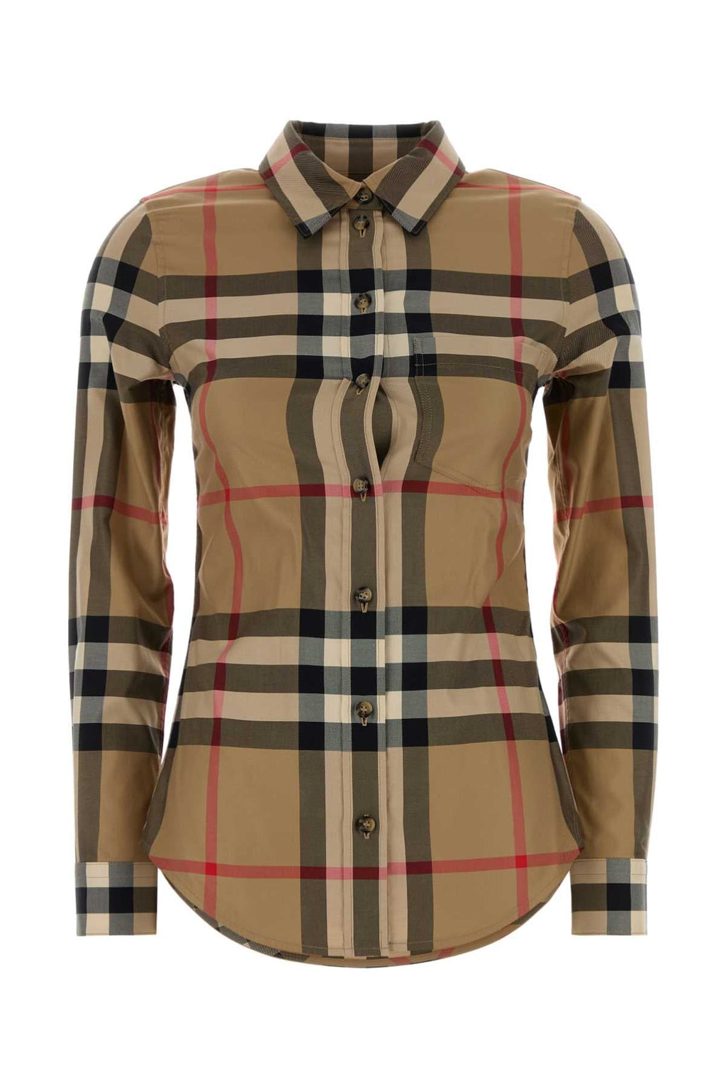 Burberry Women Embroidered Cotton Shirt