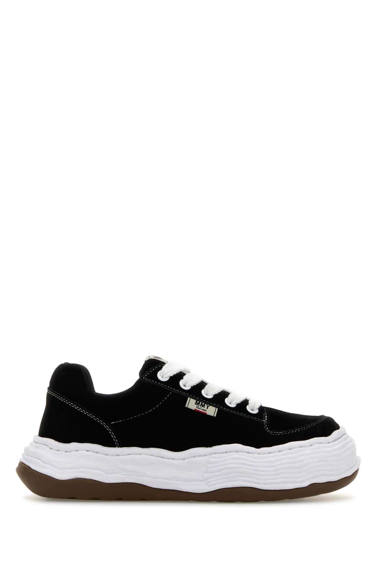 Maison Mihara Yasuhiro Men Black Velvet Oliver Sneakers