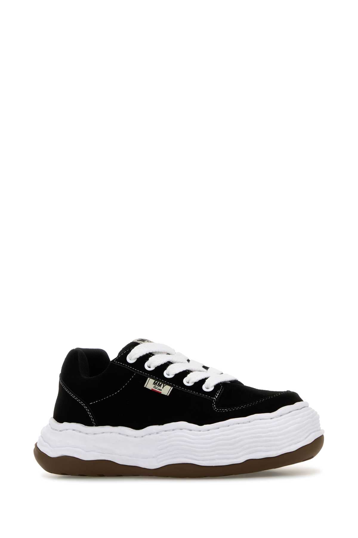 Maison Mihara Yasuhiro Men Black Velvet Oliver Sneakers