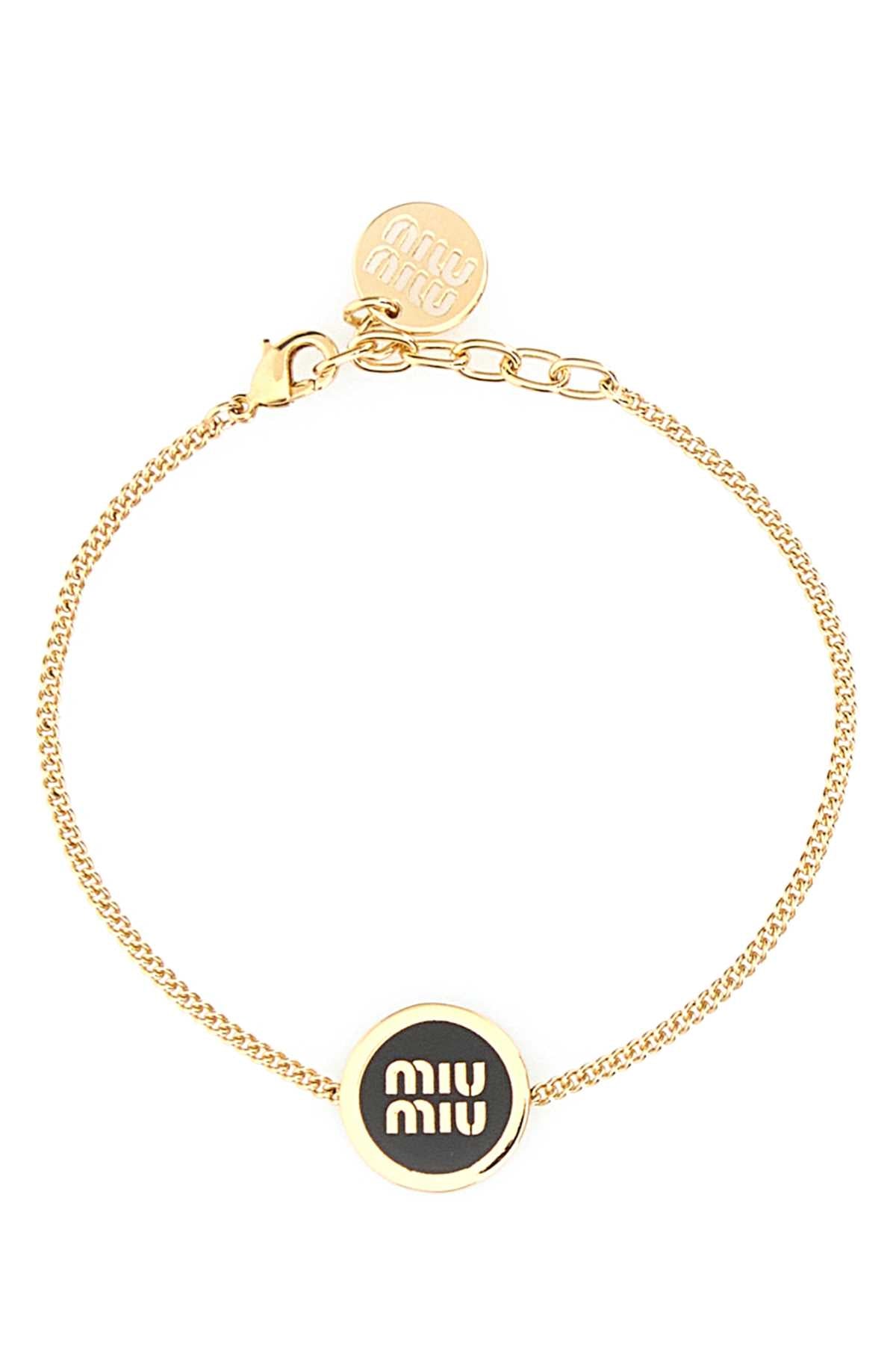 Miu Miu Women Gold Metal Bracelet