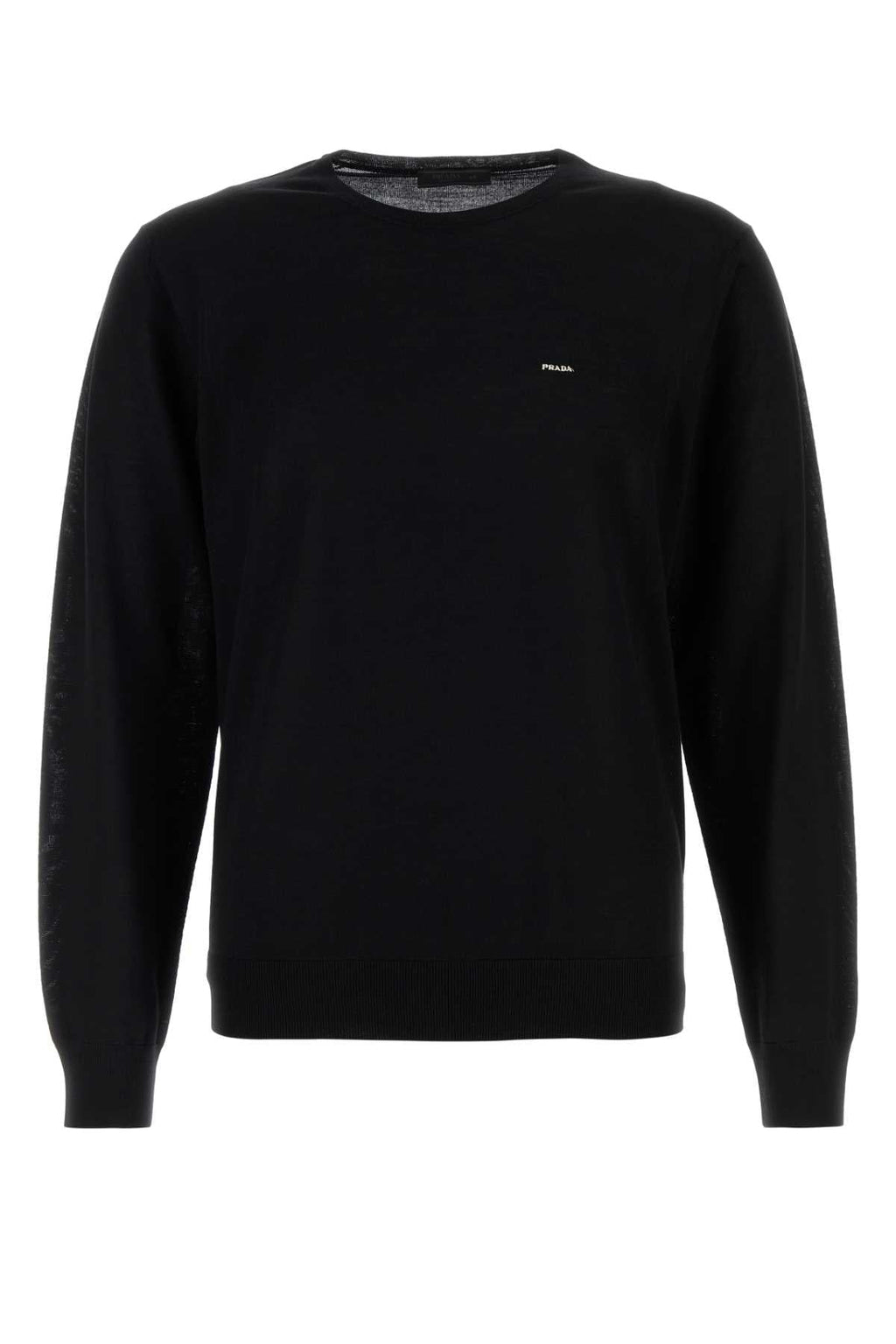 Prada Men Black Wool Sweater