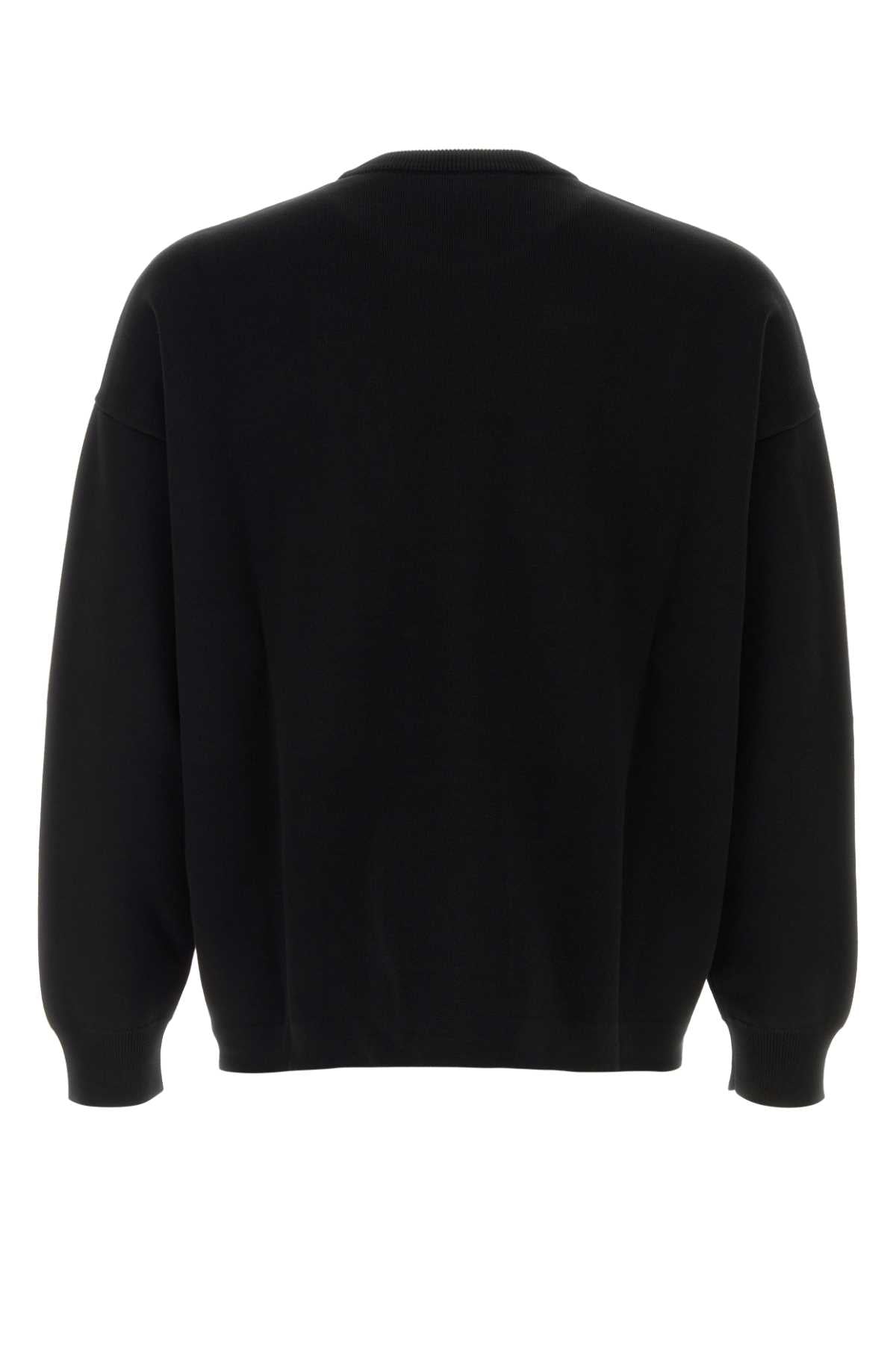 Loewe Men Black Cotton Blend Sweater
