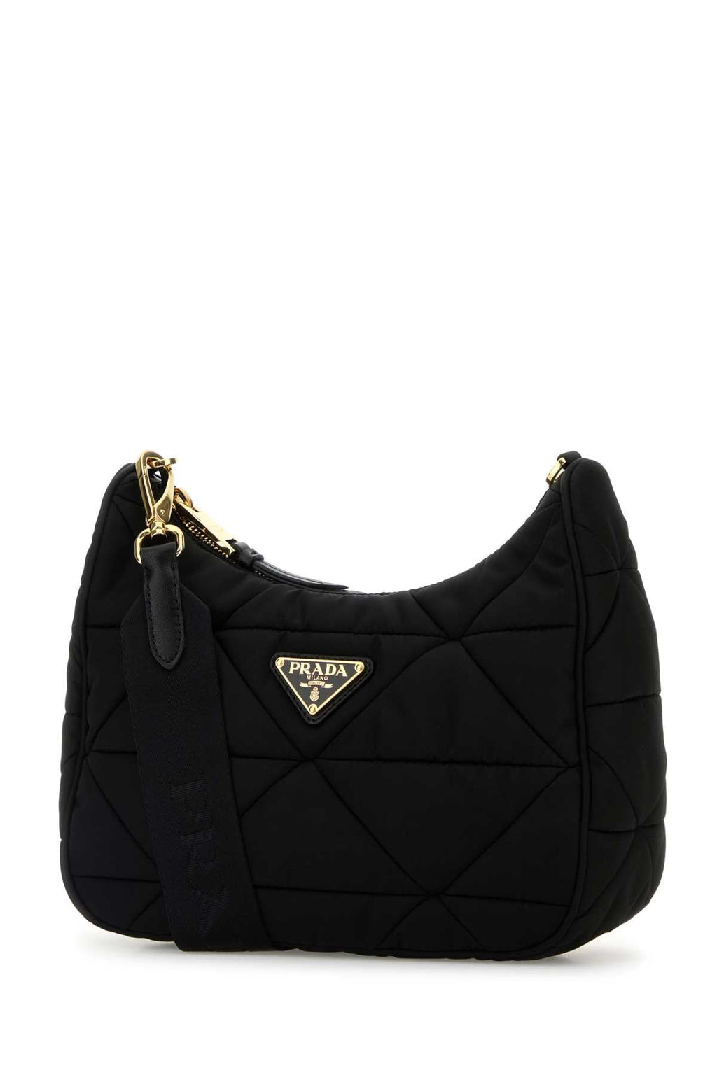 Prada Women Slate Re-Nylon Shoulder Bag
