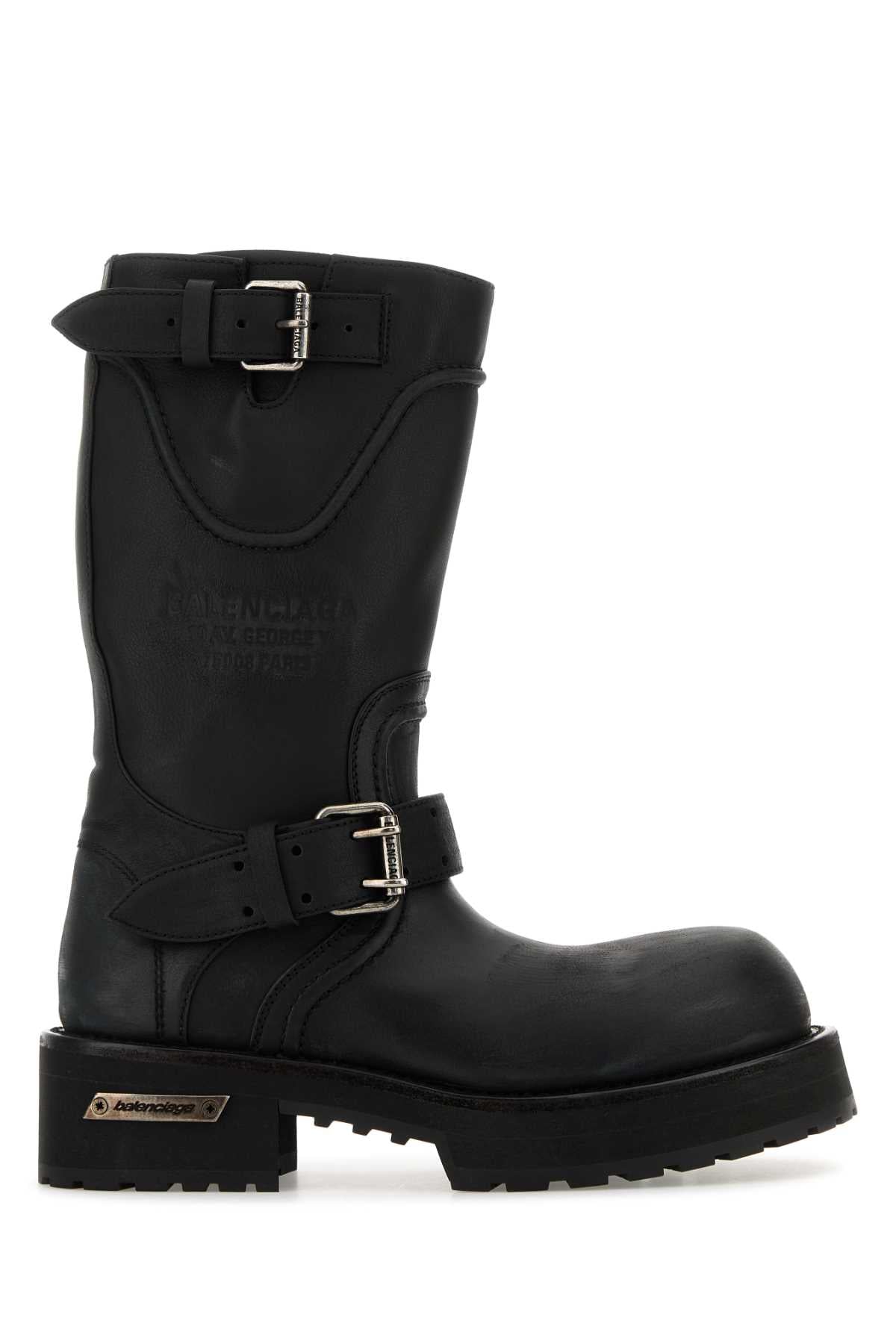 Balenciaga Women Black Leather Venom Boots