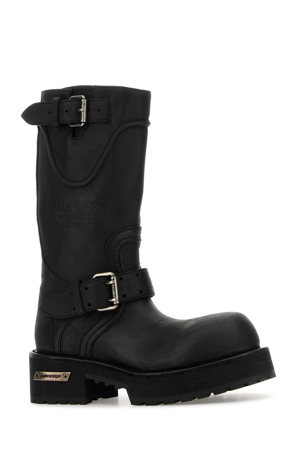 Balenciaga Women Black Leather Venom Boots
