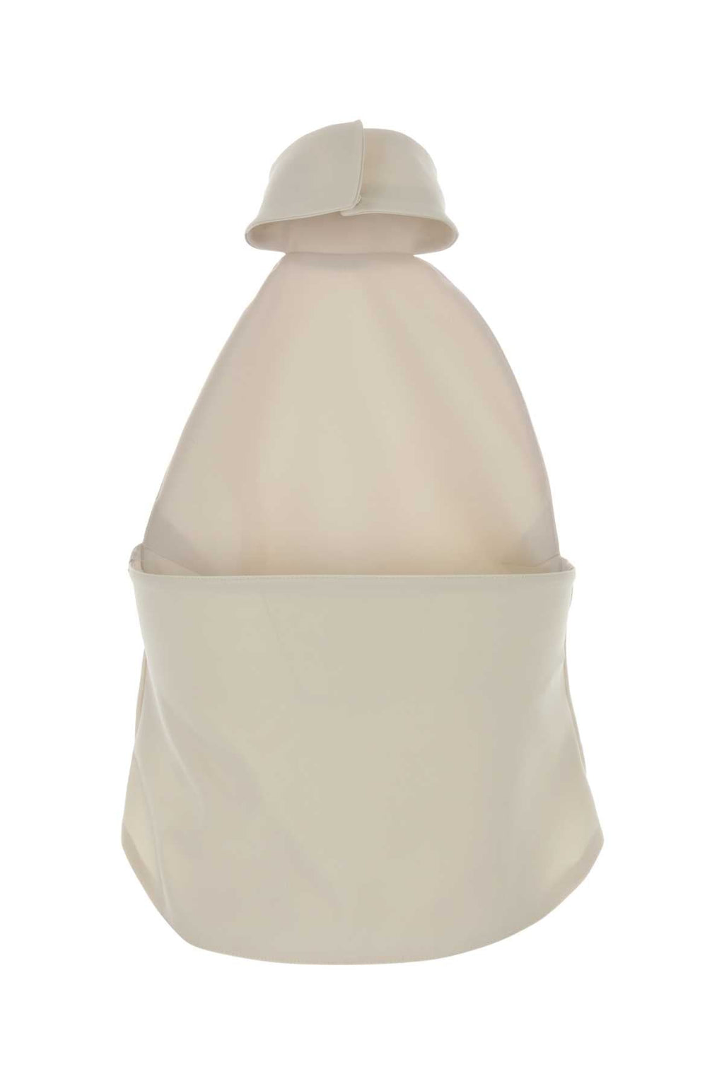 Courreges Women White Crepe Eclipse Top