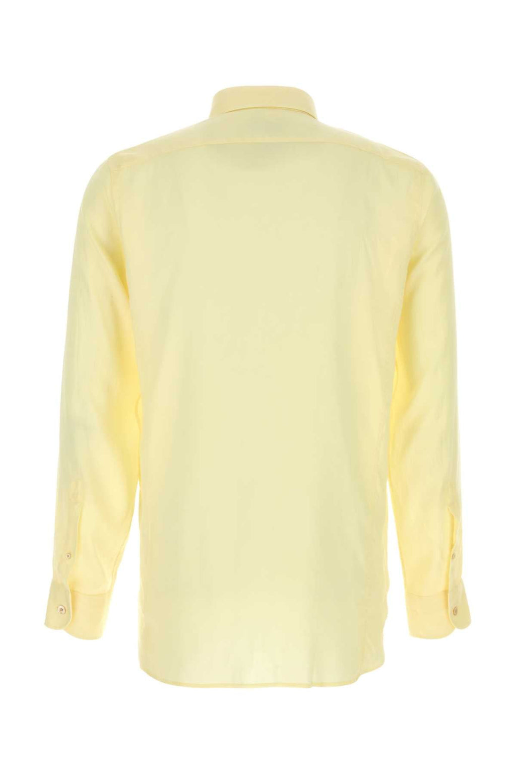 Tom Ford Men Yellow Lyocell Shirt