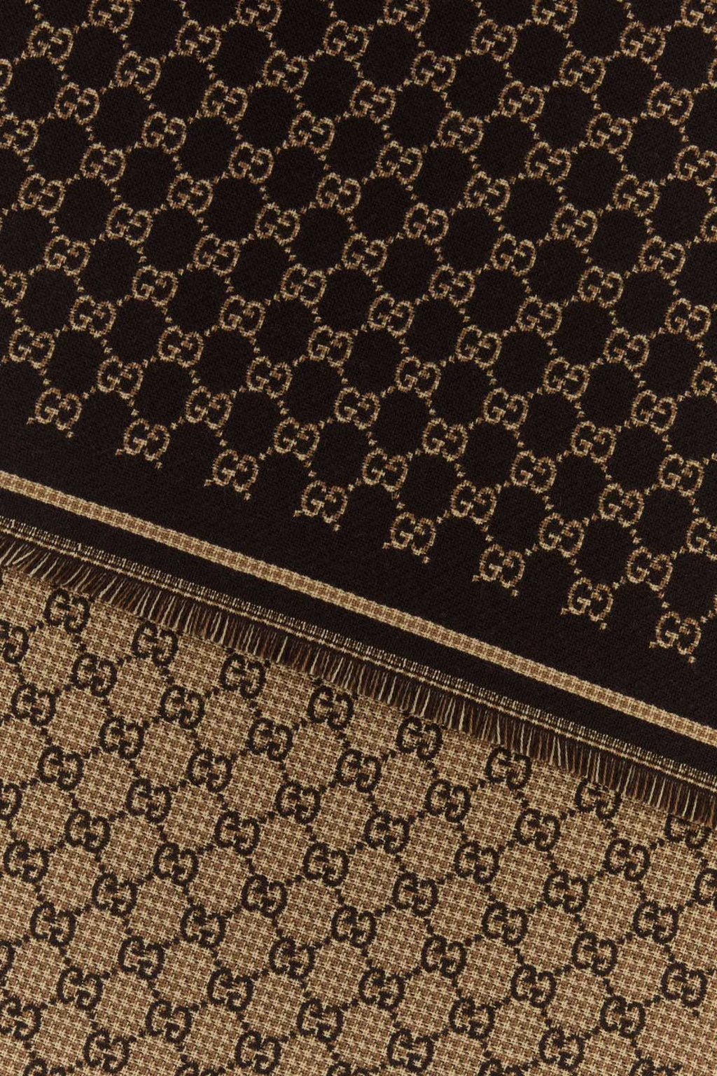 Gucci Men Gg Jacquard Scarf
