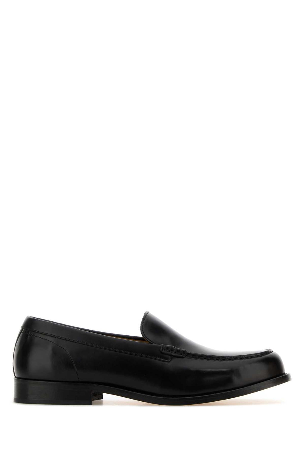 A.P.C. Men Black Leather Loafers