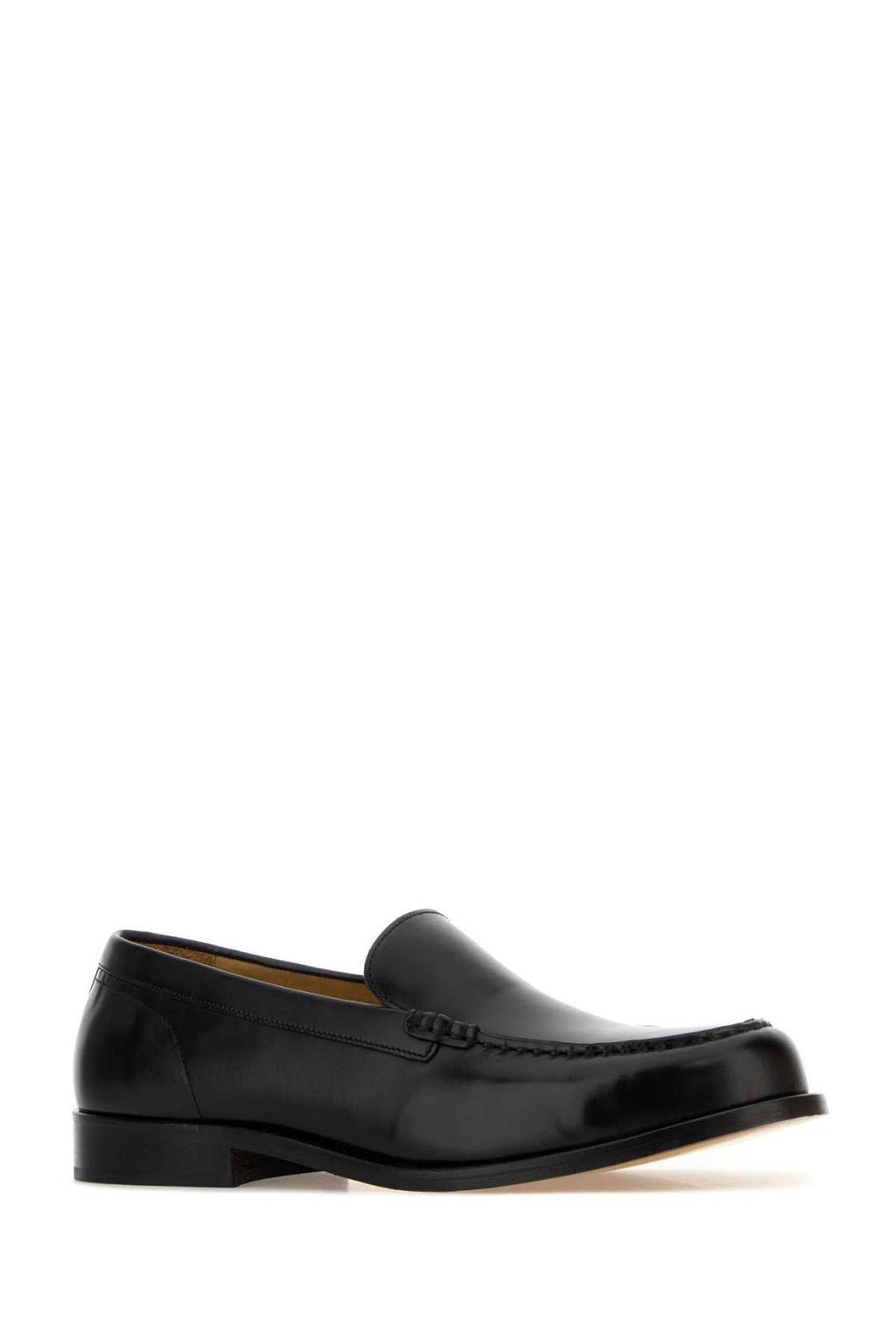 A.P.C. Men Black Leather Loafers