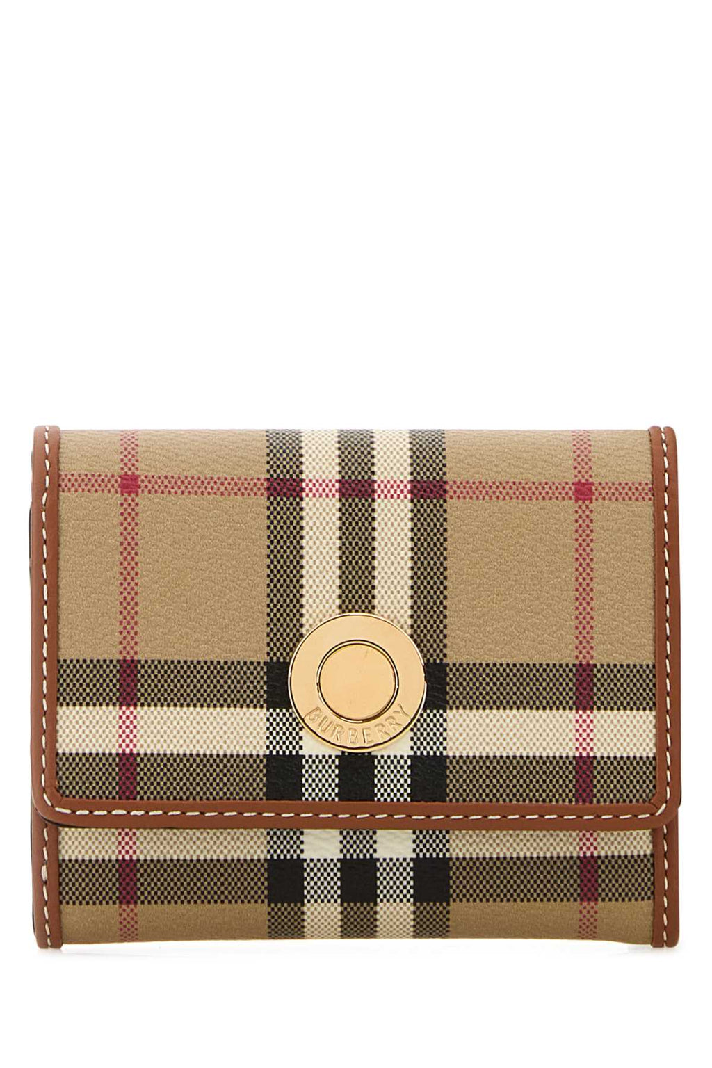 Burberry Women Printed Canvas Small Check Wallet