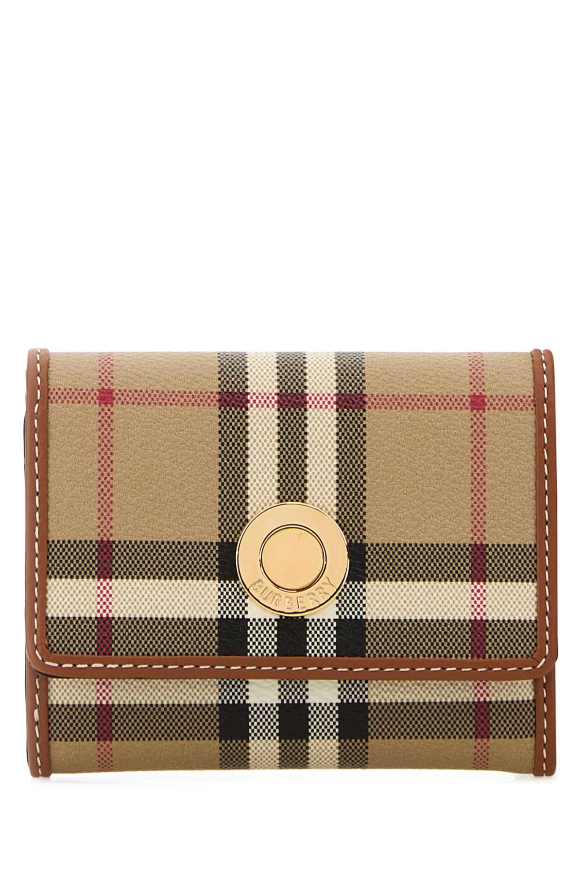 Burberry Women Printed Canvas Small Check Wallet