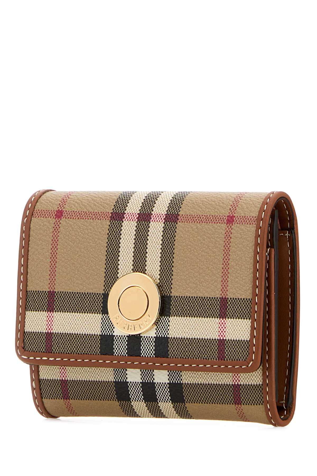 Burberry Women Printed Canvas Small Check Wallet