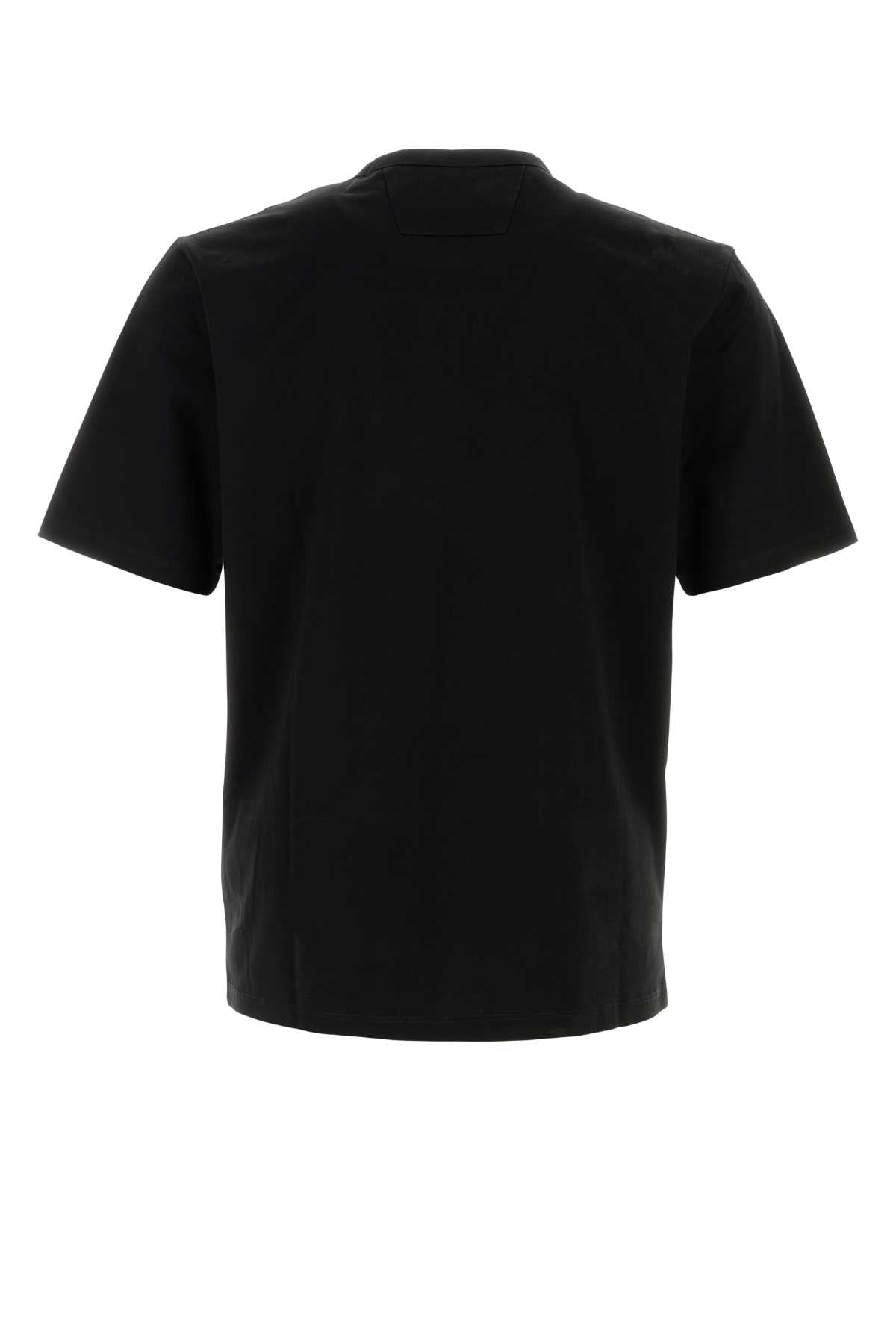 C.P. Company Men Black Cotton T-Shirt