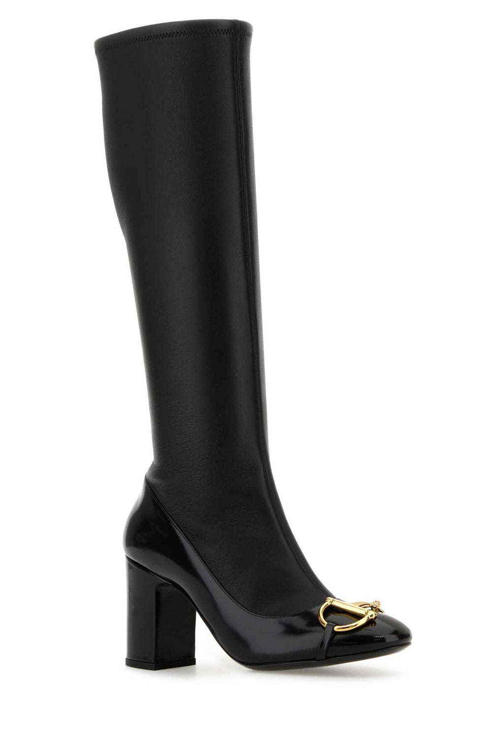 Gucci Women Black Leather Boots