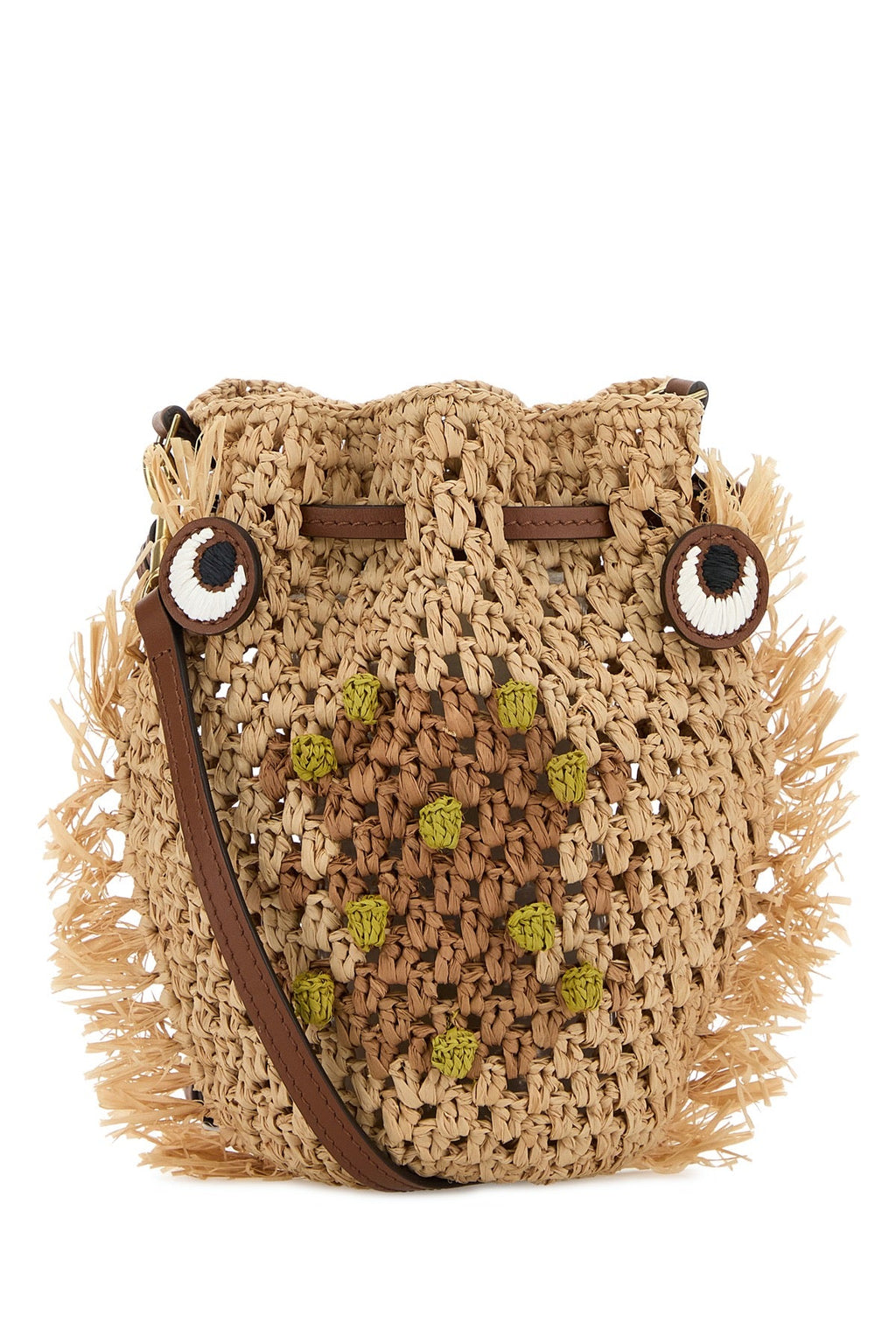 Anya Hindmarch Women Camel Leather Mortimer Handbag