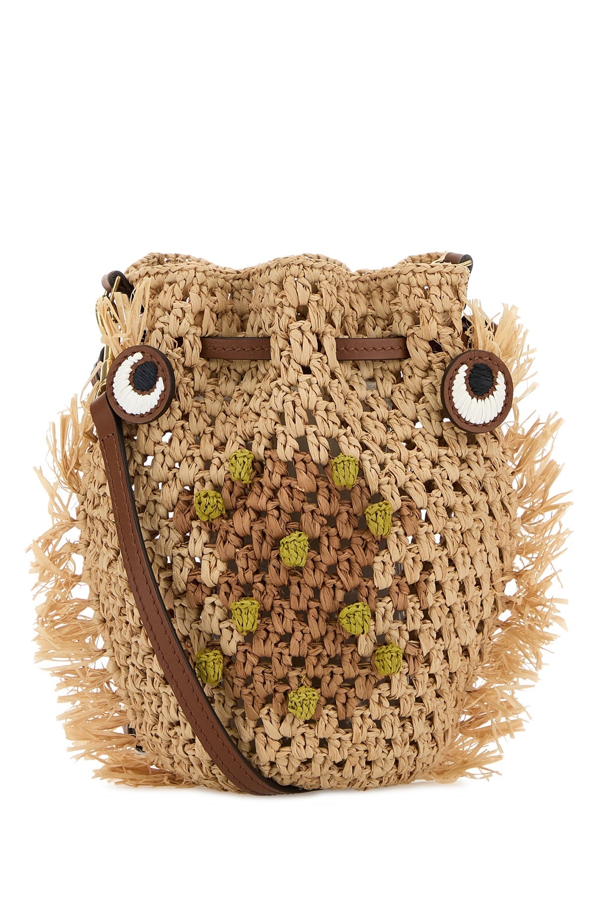 Anya Hindmarch Women Camel Leather Mortimer Handbag