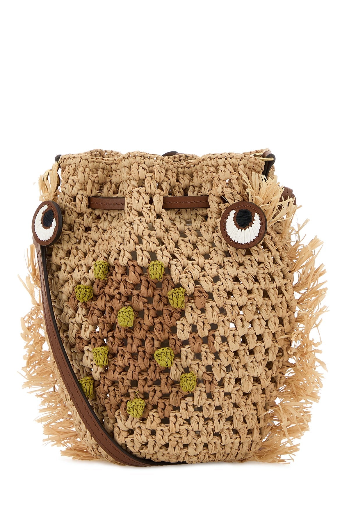 Anya Hindmarch Women Camel Leather Mortimer Handbag