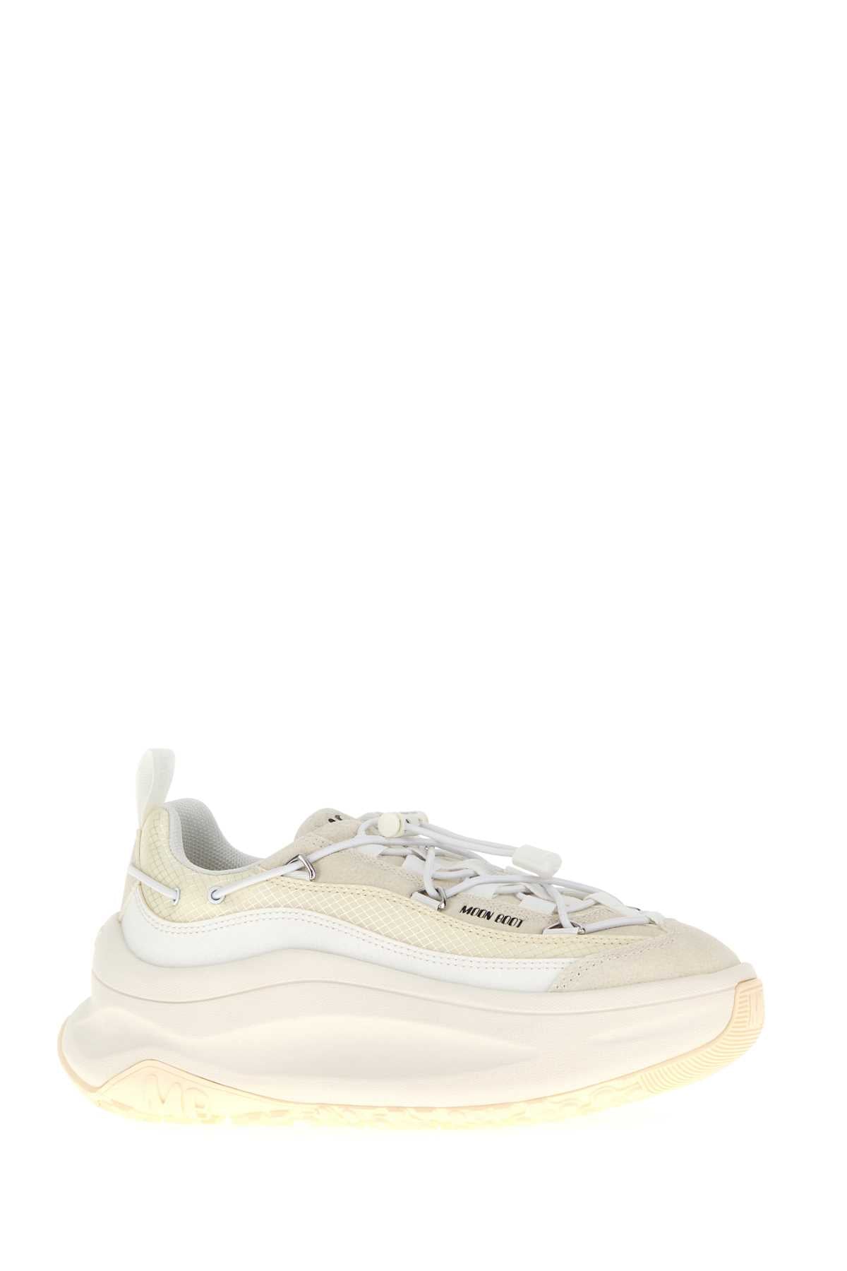 Moon Boot Unisex White Fabric Moon247 Sneakers