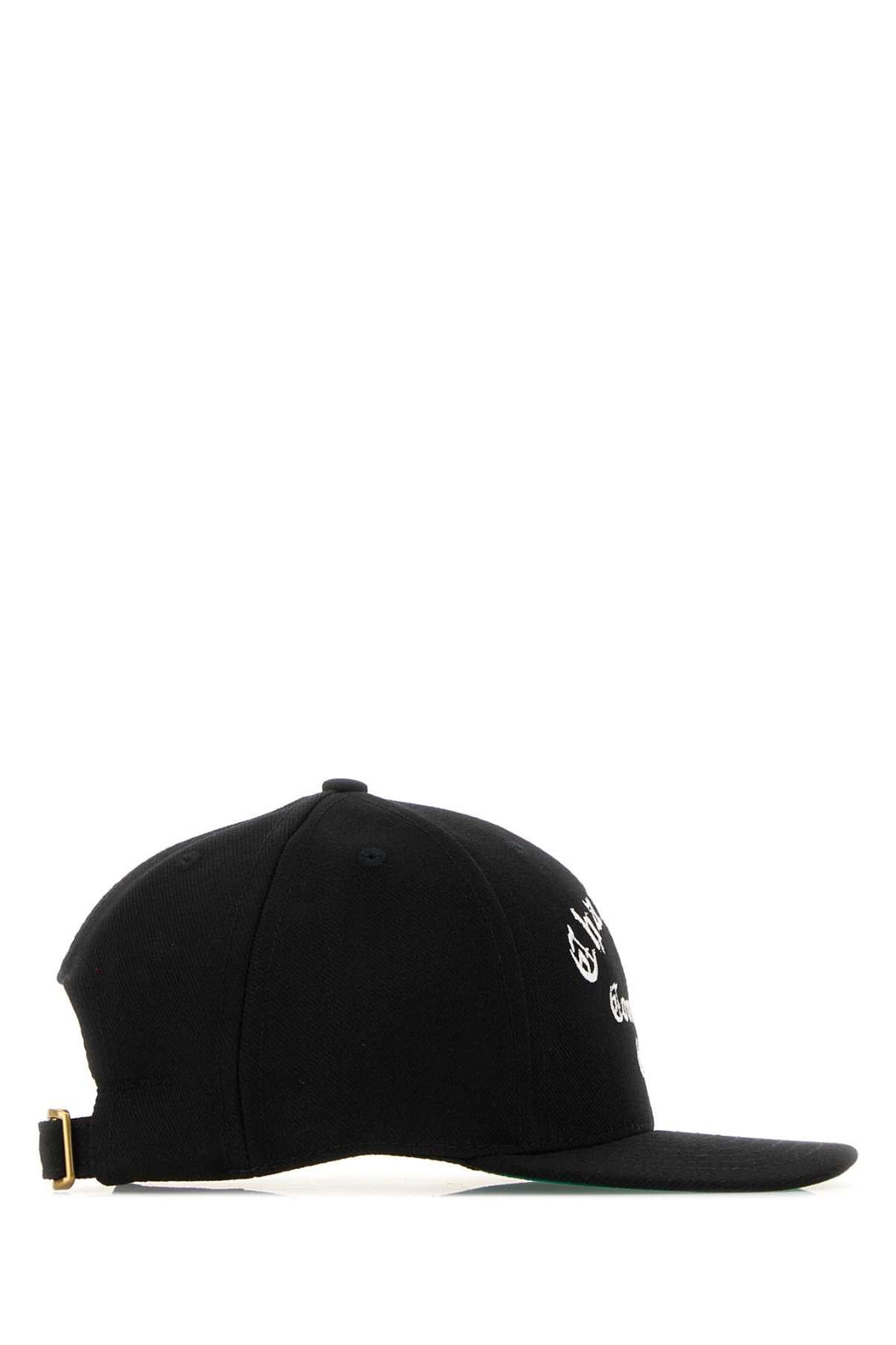 Willy Chavarria Men Black Canvas Baseball Cap