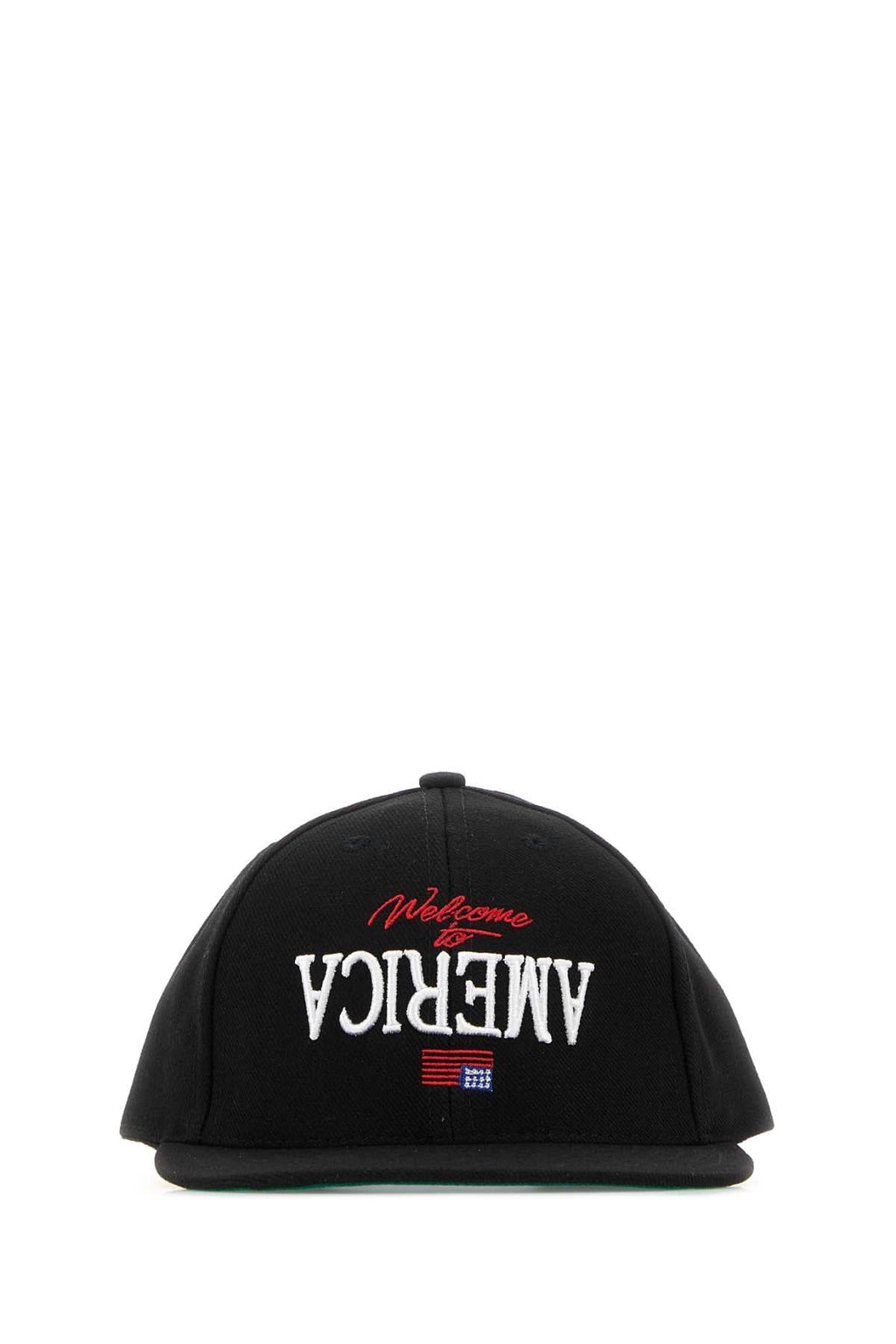 Willy Chavarria Men Black Canvas Baseball Cap