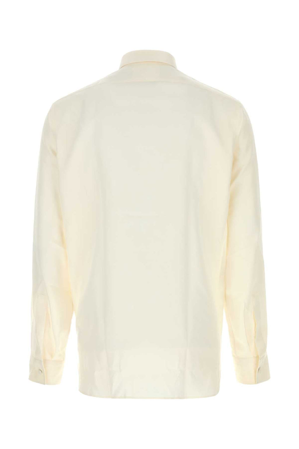 Tom Ford Men Ivory Twill Shirt