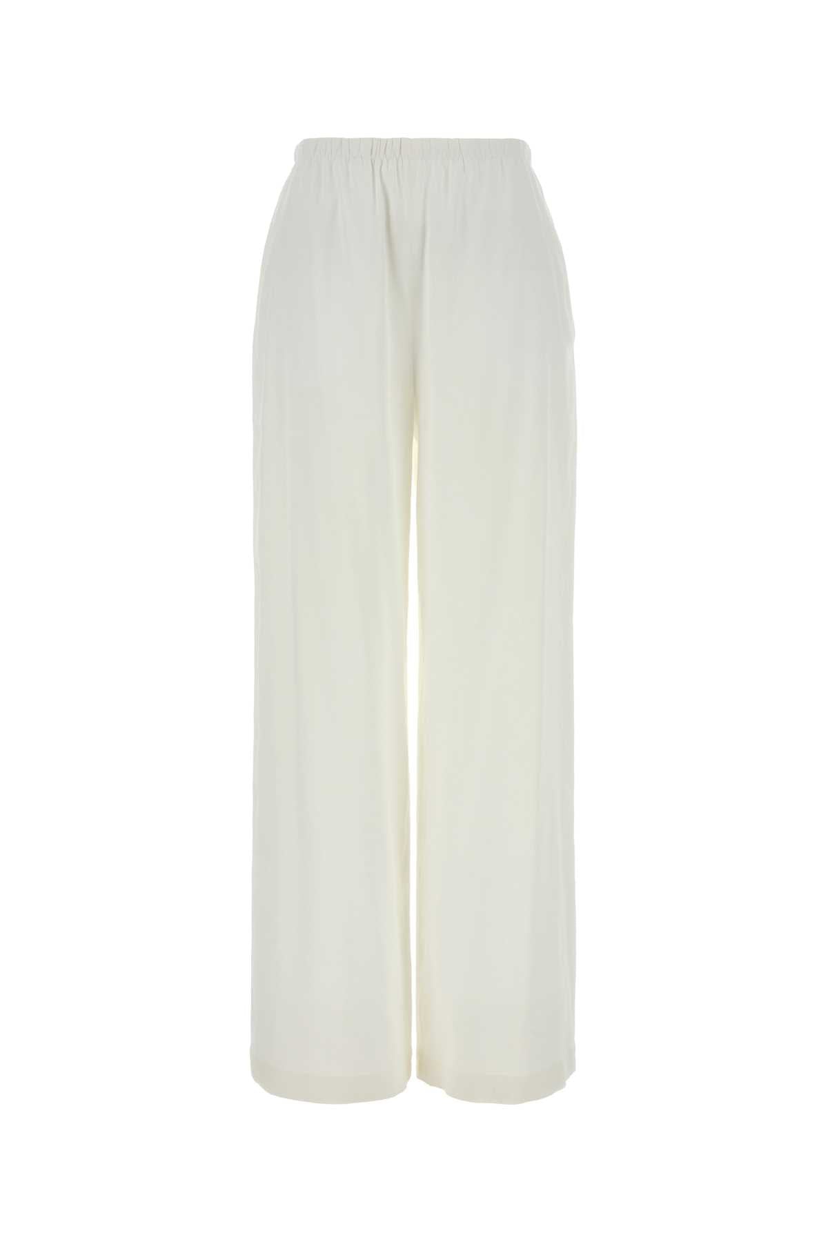 Max Mara Women White Jersey Destino Pant