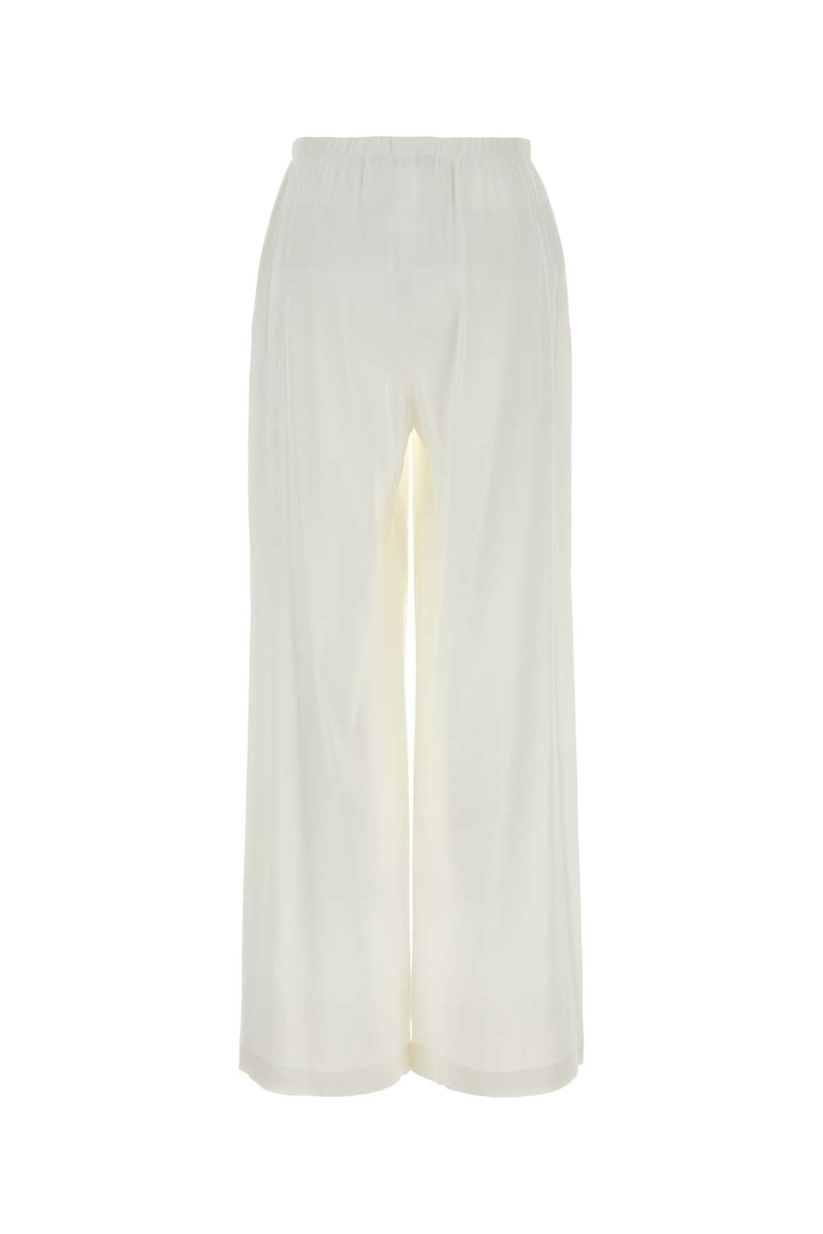 Max Mara Women White Jersey Destino Pant