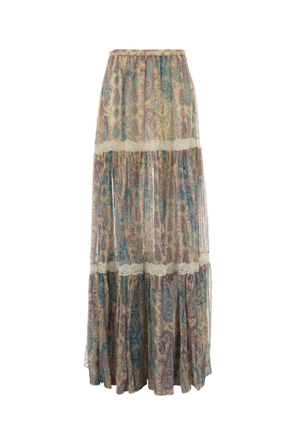 Etro Women Printed Crepe Skirt