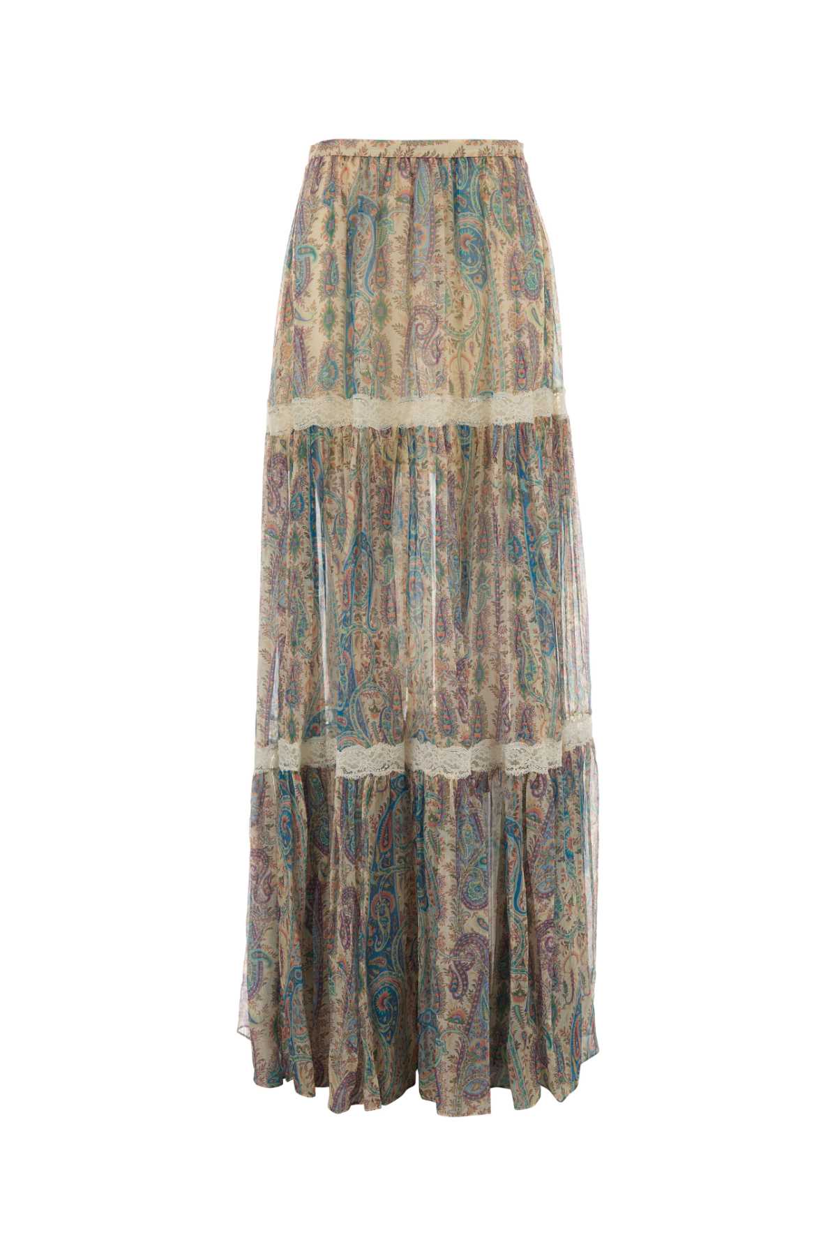 Etro Women Printed Crepe Skirt