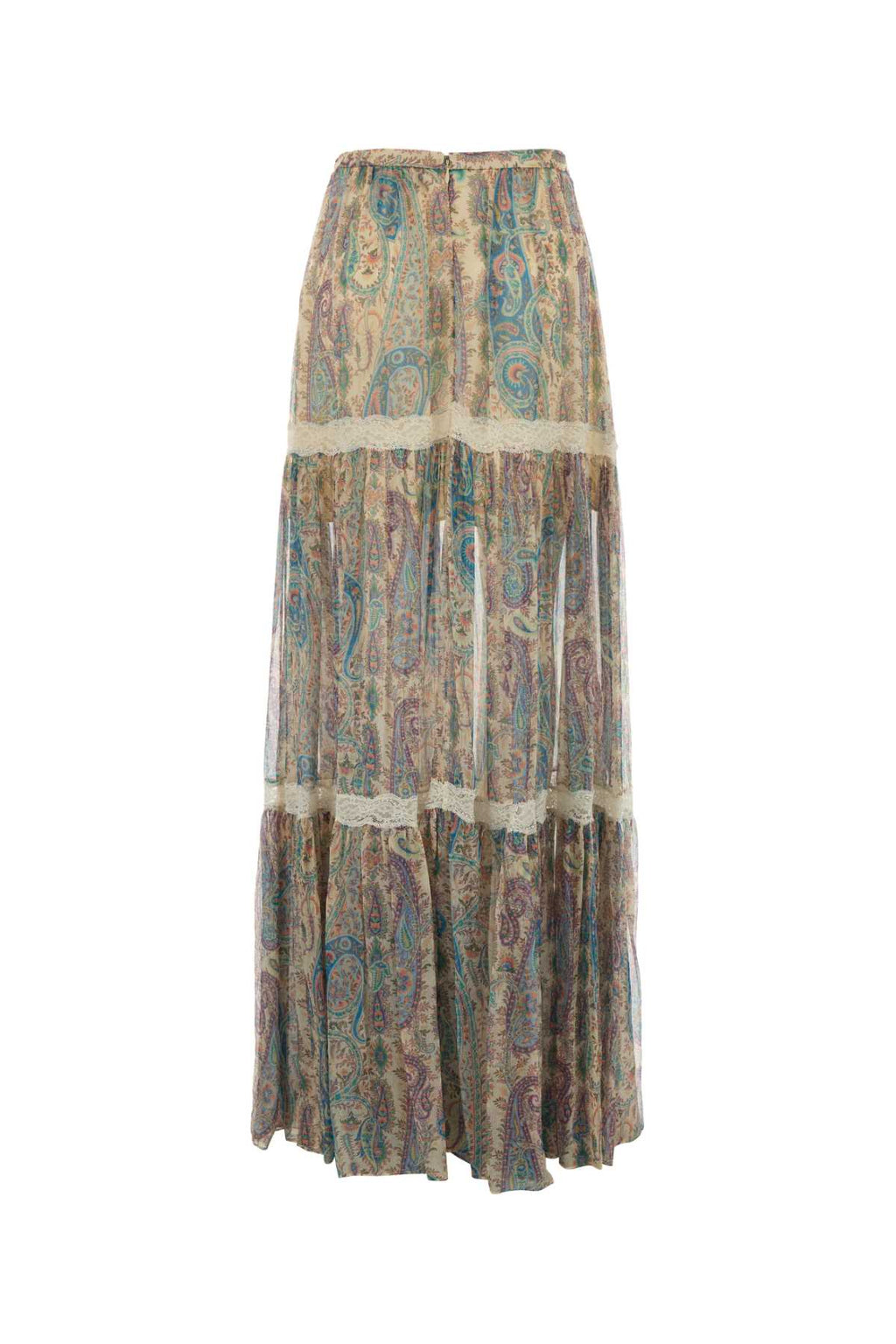 Etro Women Printed Crepe Skirt