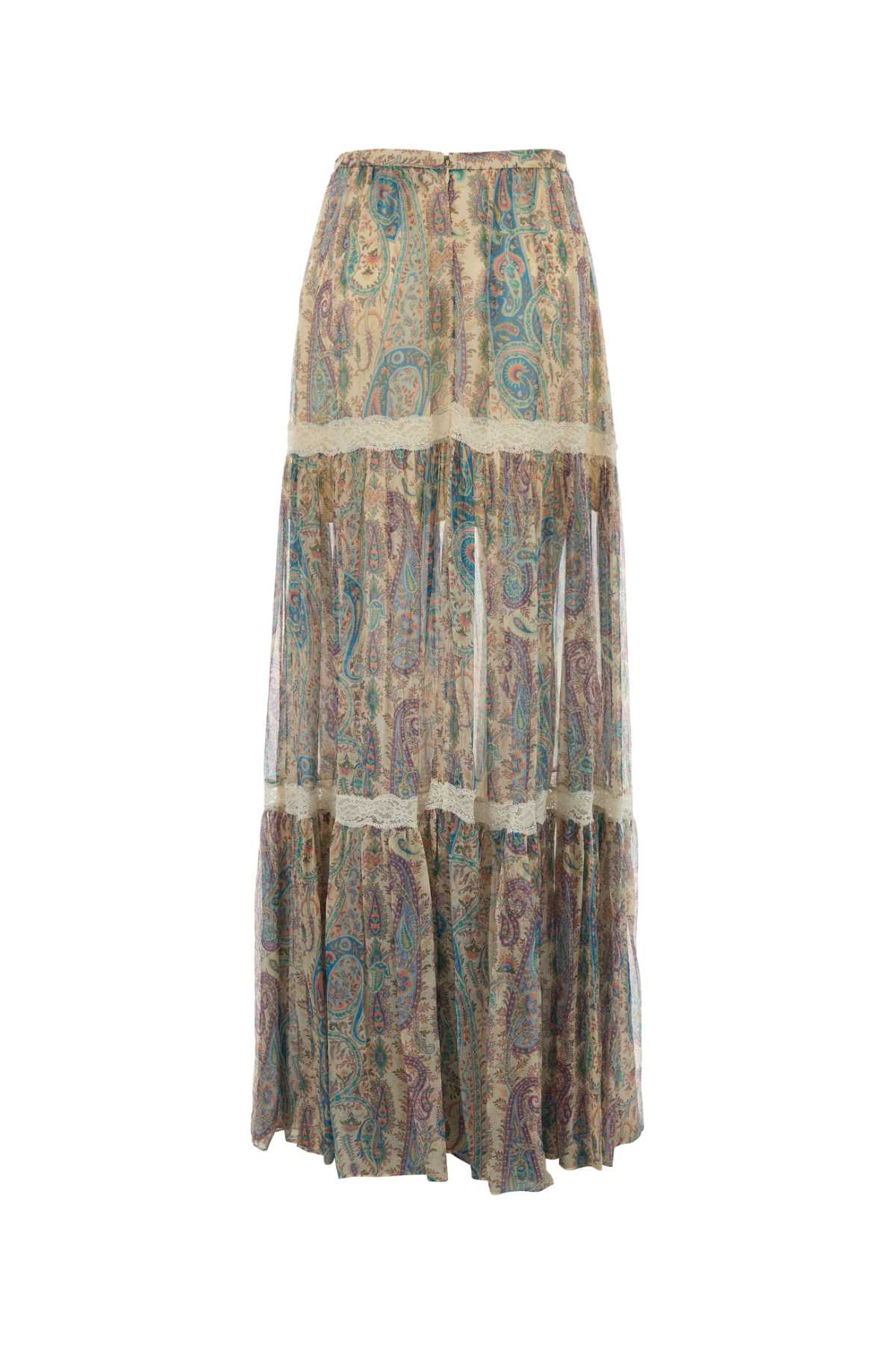 Etro Women Printed Crepe Skirt