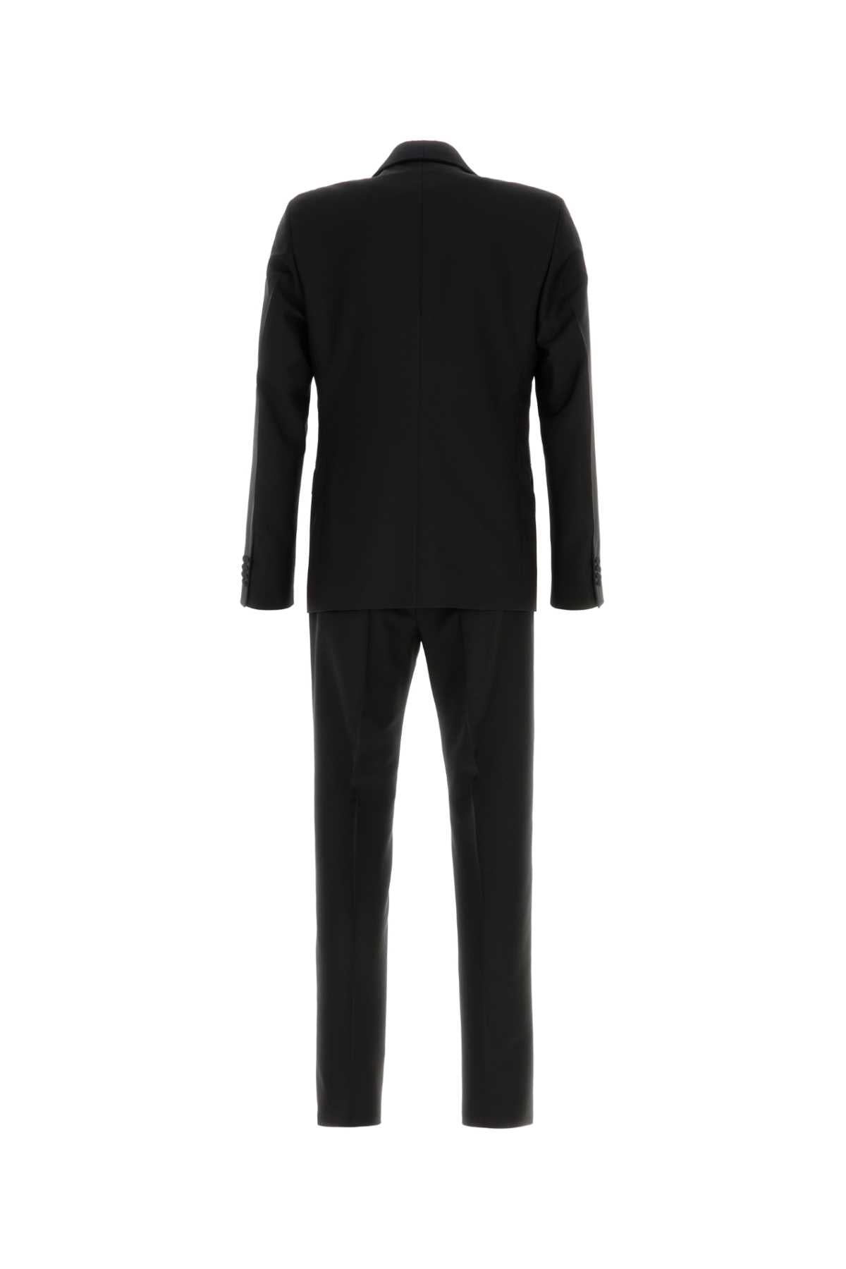 Prada Men Black Wool Blend Suit