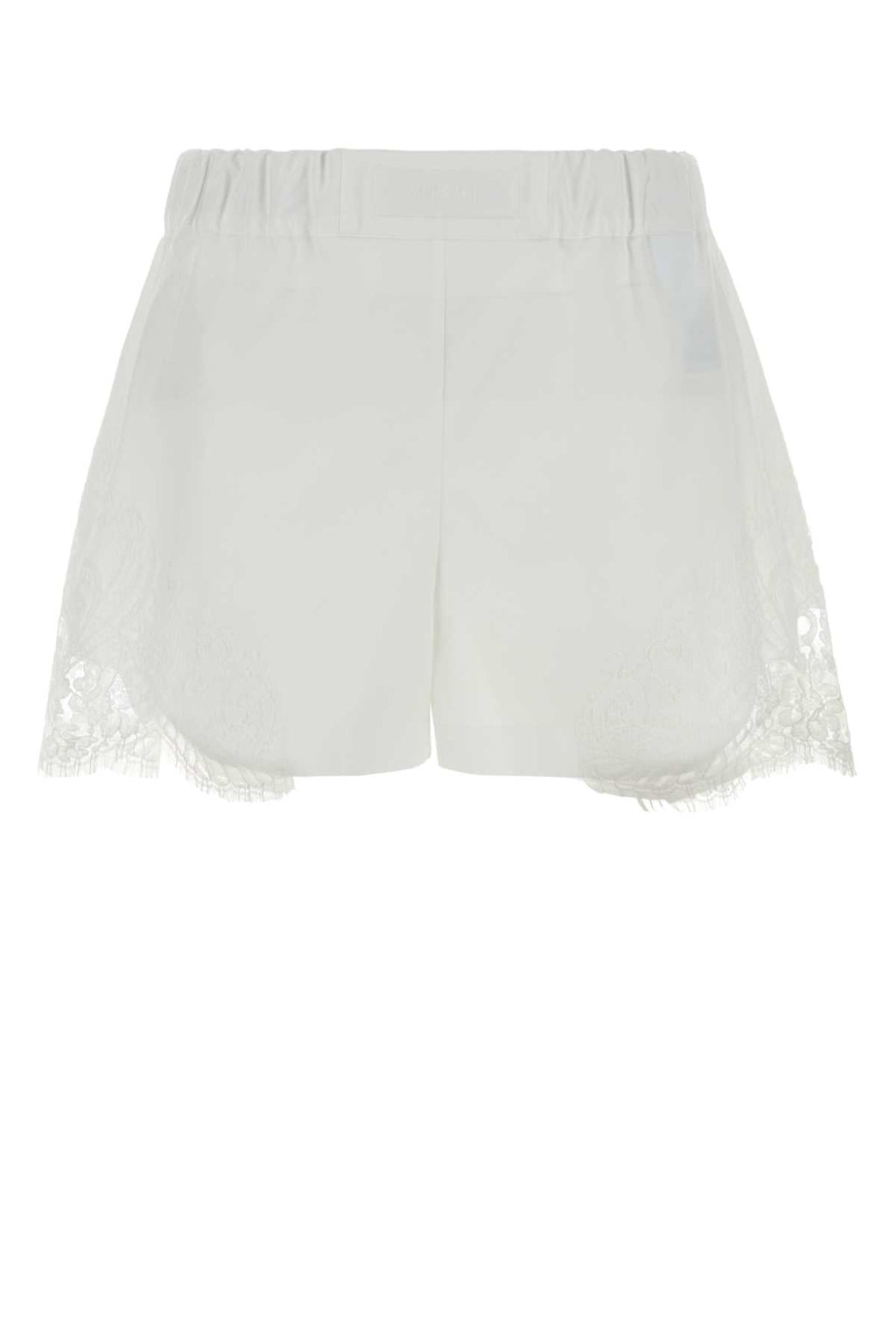 Versace Women White Poplin Shorts