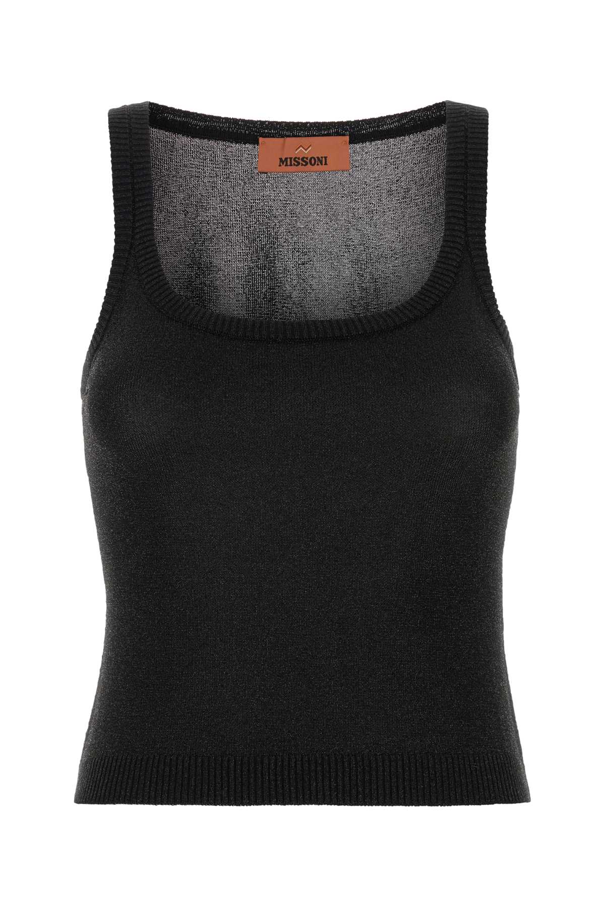 Missoni Women Black Viscose Tank Top