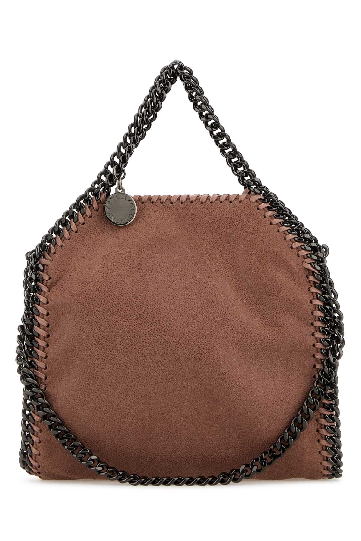 Stella Mccartney Women Antiqued Pink Shaggy Deer Mini Falabella Handbag