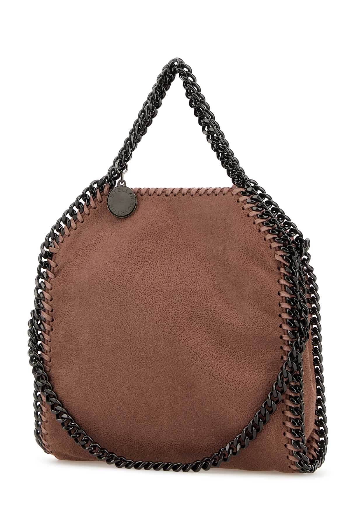Stella Mccartney Women Antiqued Pink Shaggy Deer Mini Falabella Handbag