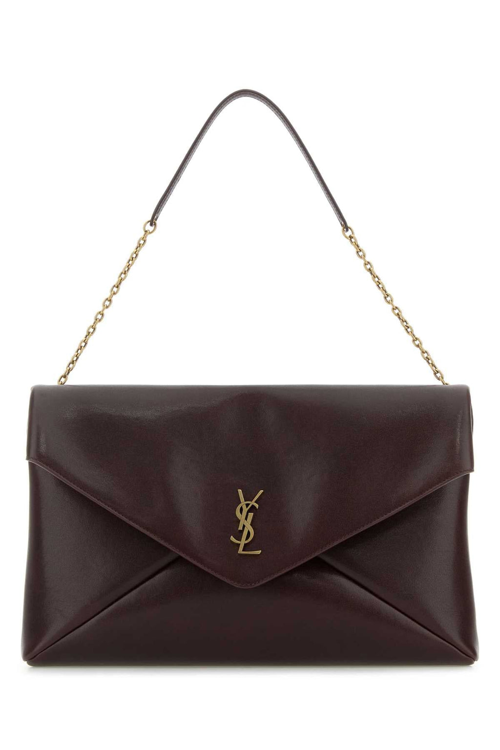 Saint Laurent Women Grape Leather Cassandre Xxl Shoulder Bag